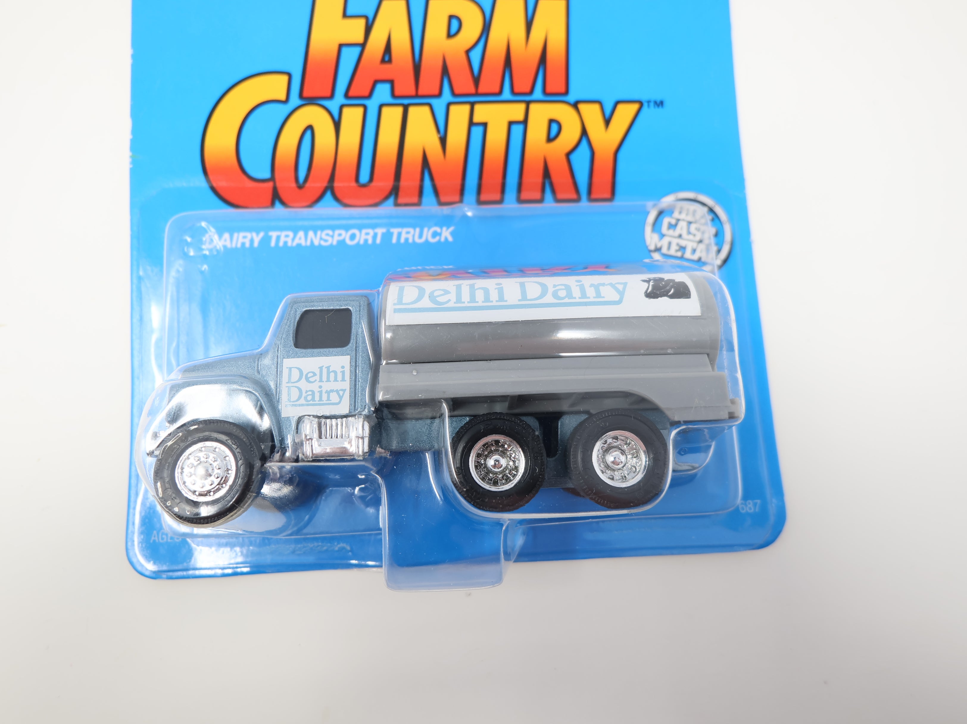 USED ERTL 687 Dairy Transport Truck Delhi Dairy Diecast Metal (Sealed) Farm Country