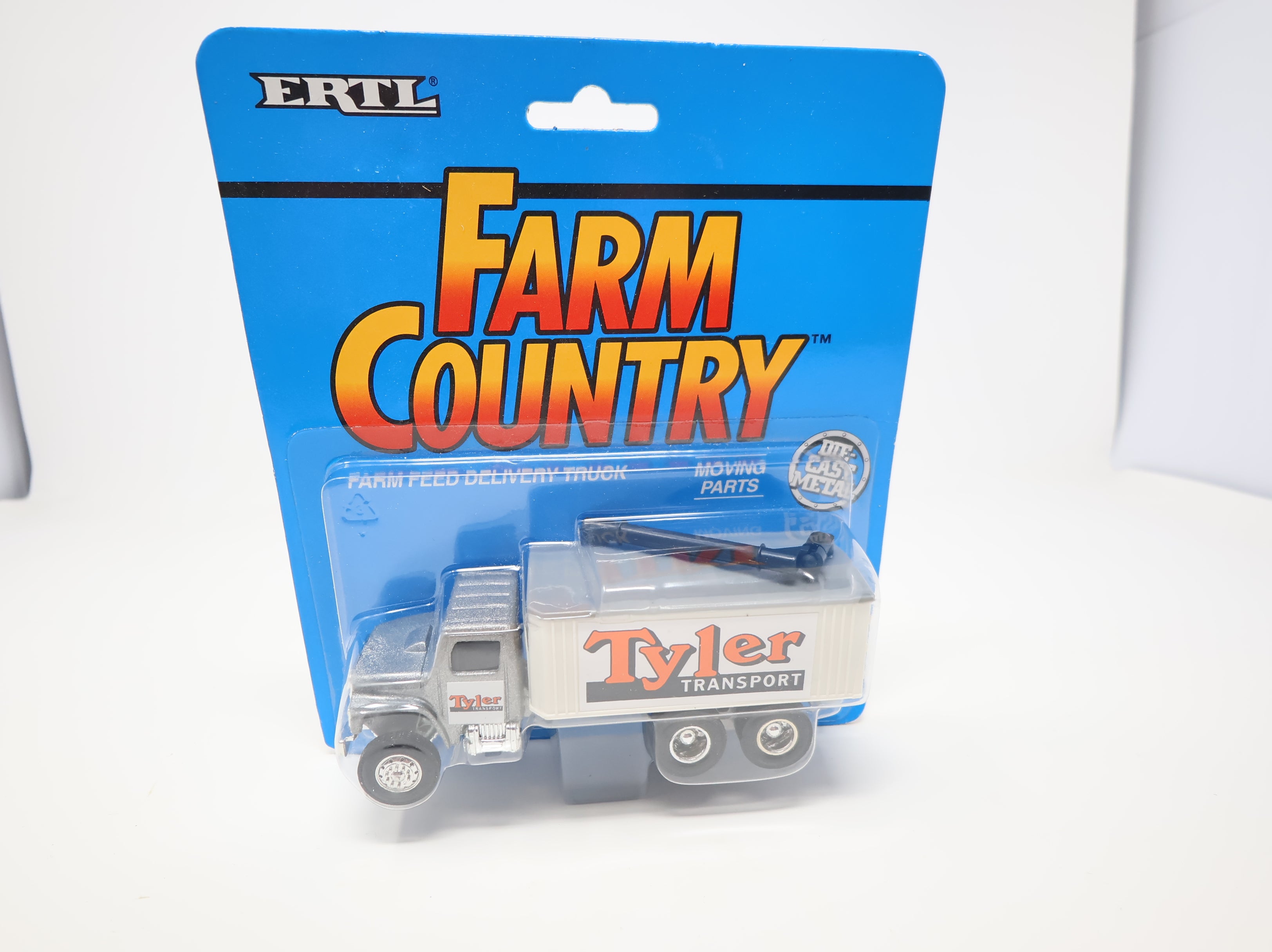 USED ERTL 686 Farm Feed Delivery Truck Tyler Transport Diecast Metal (Sealed) Farm Country