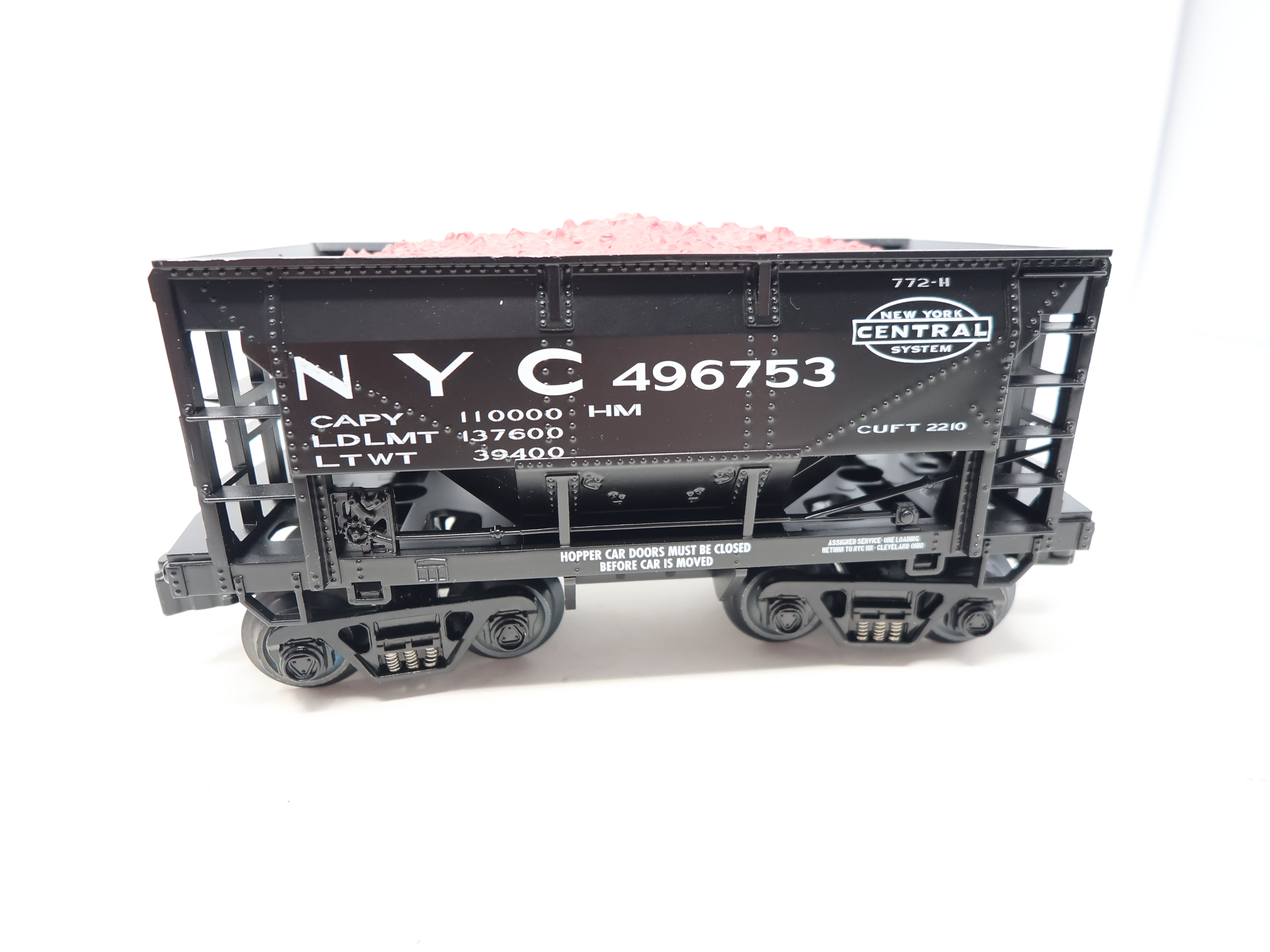 USED RMT 96721-1 O, Ore Car w/ Load, New York Central NYC #496753