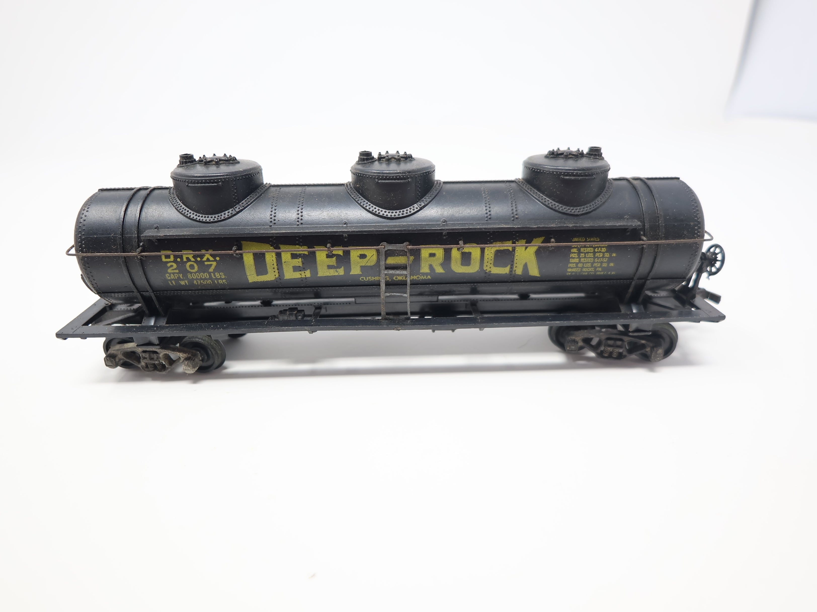 USED Athearn HO Scale Triple Dome Tank Car Deep Rock DRX #207