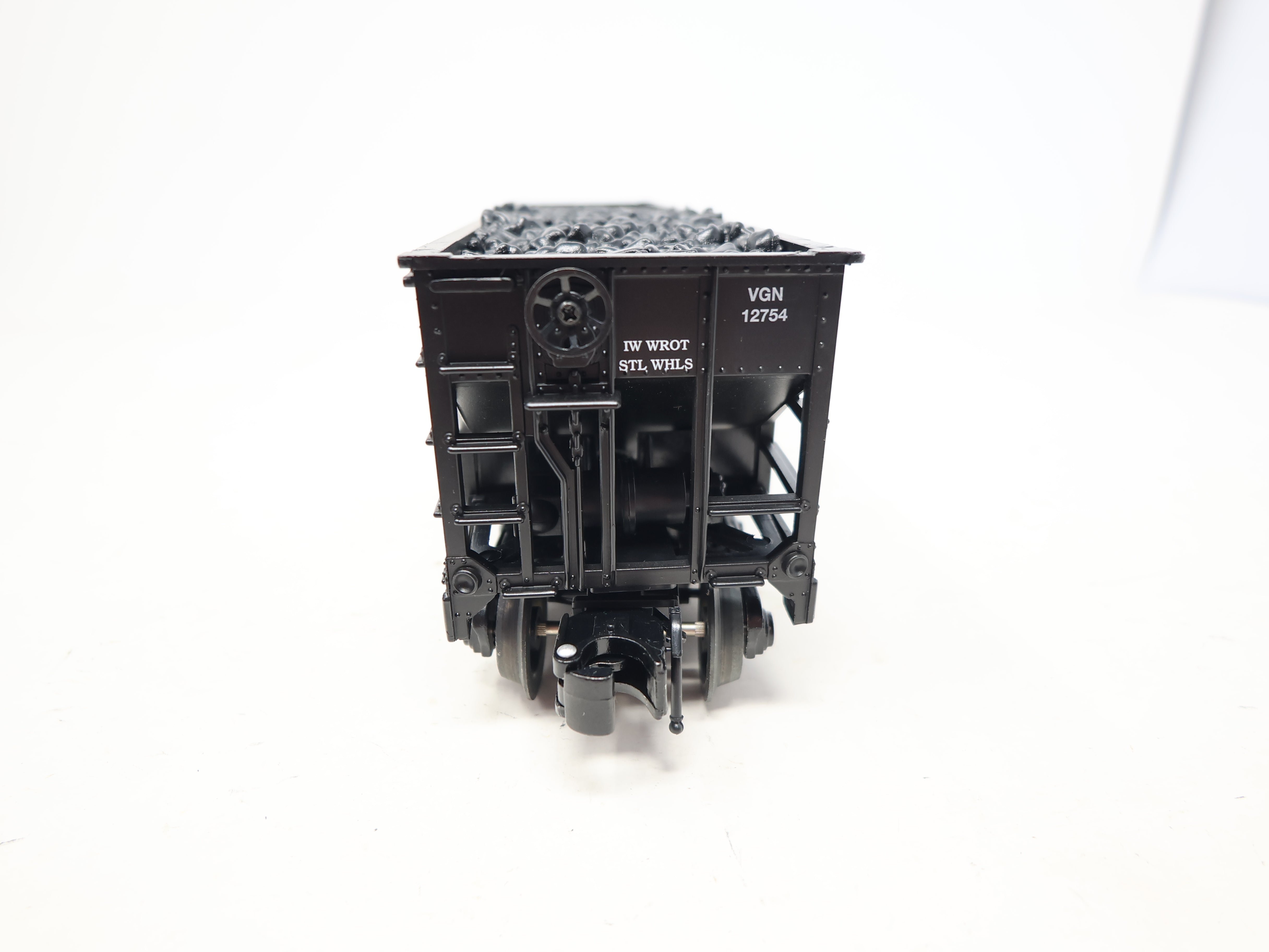 USED RMT 96235 O, 2-Bay Coal Hopper w/ Coal Load, Virginian VGN #12754