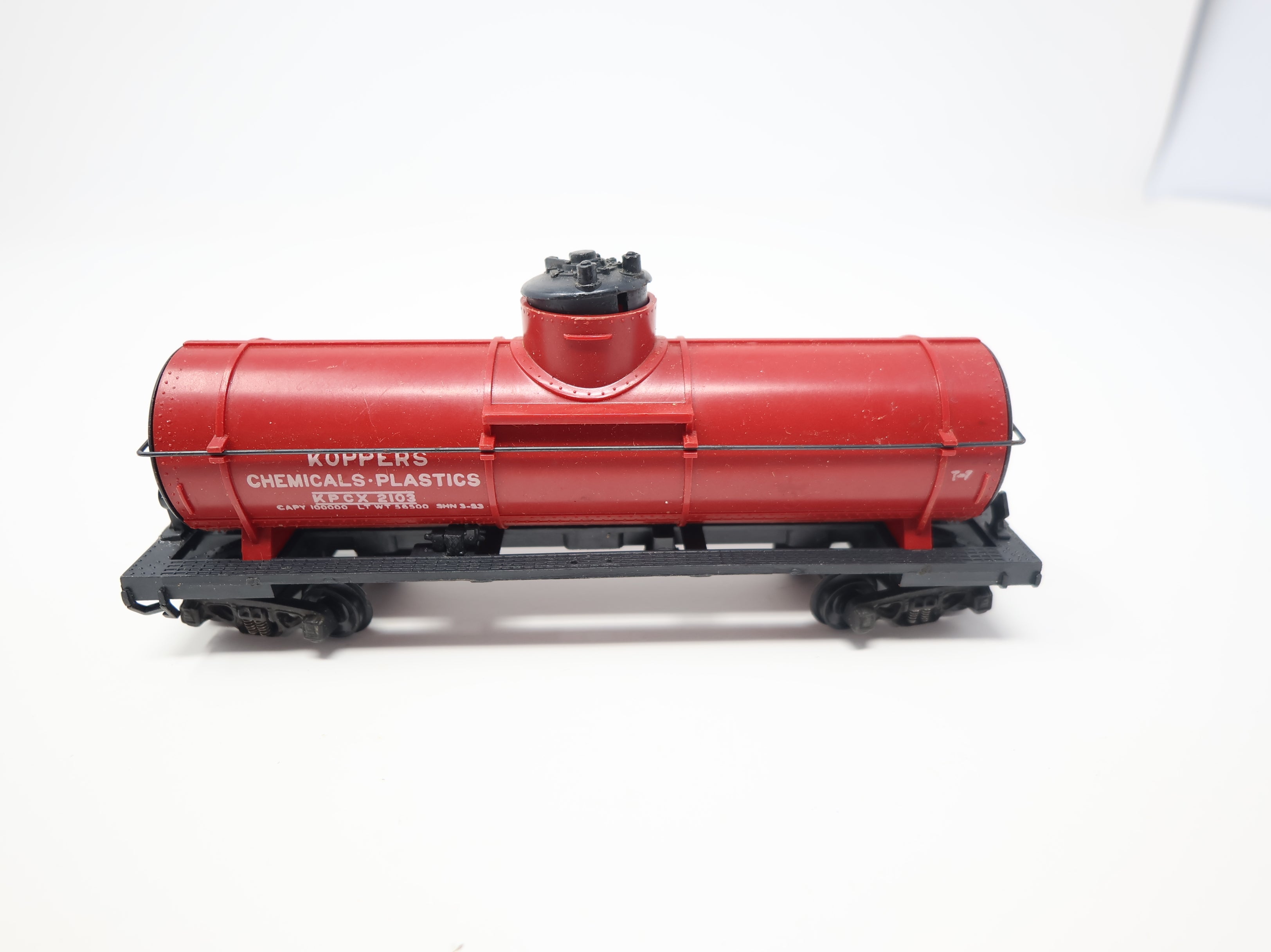 USED Varney HO Scale Single Dome Tank Car Koppers KPCX #2103