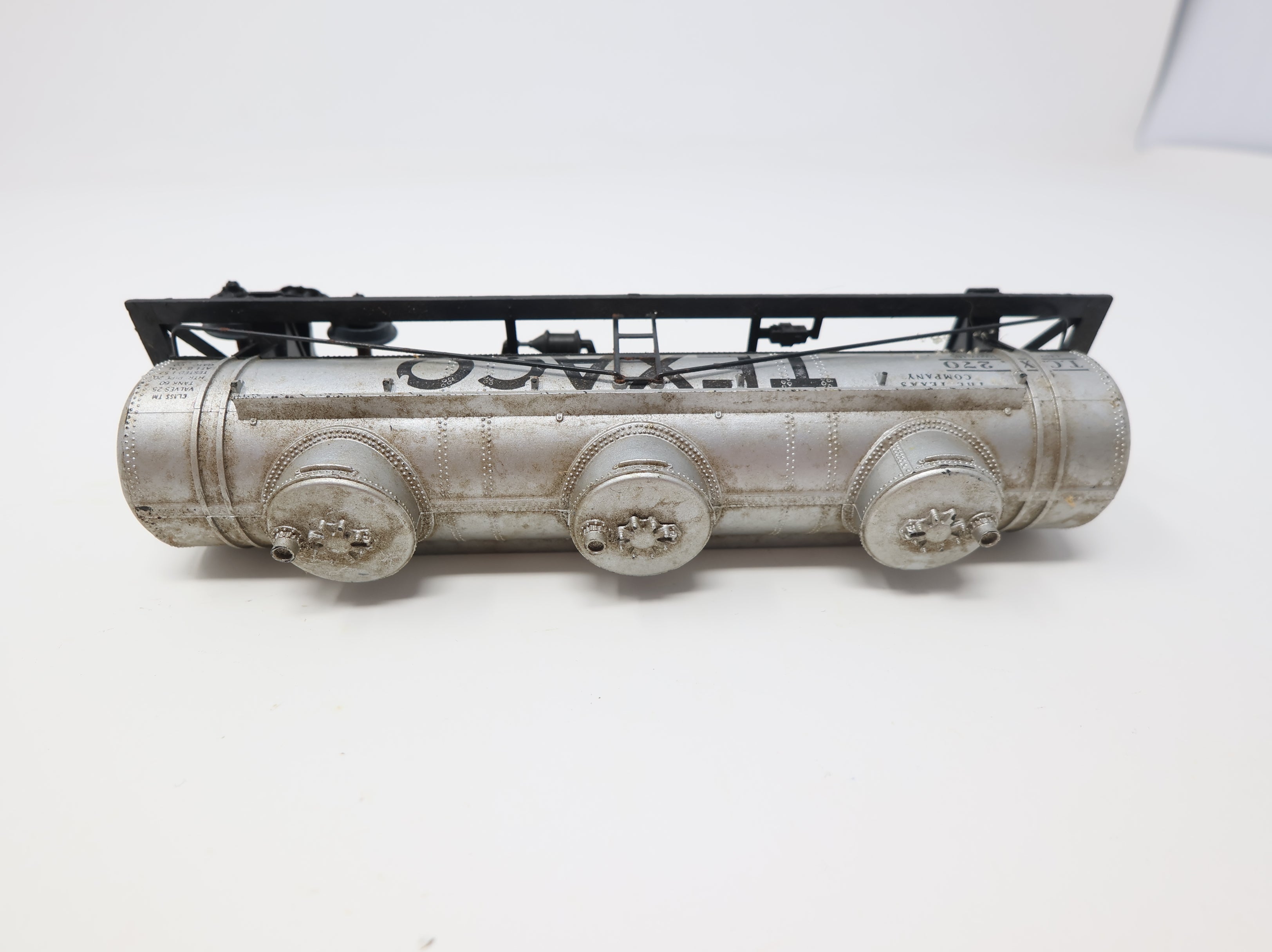 USED Athearn HO Scale Triple Dome Tank Car Texaco TCX #270 Rough