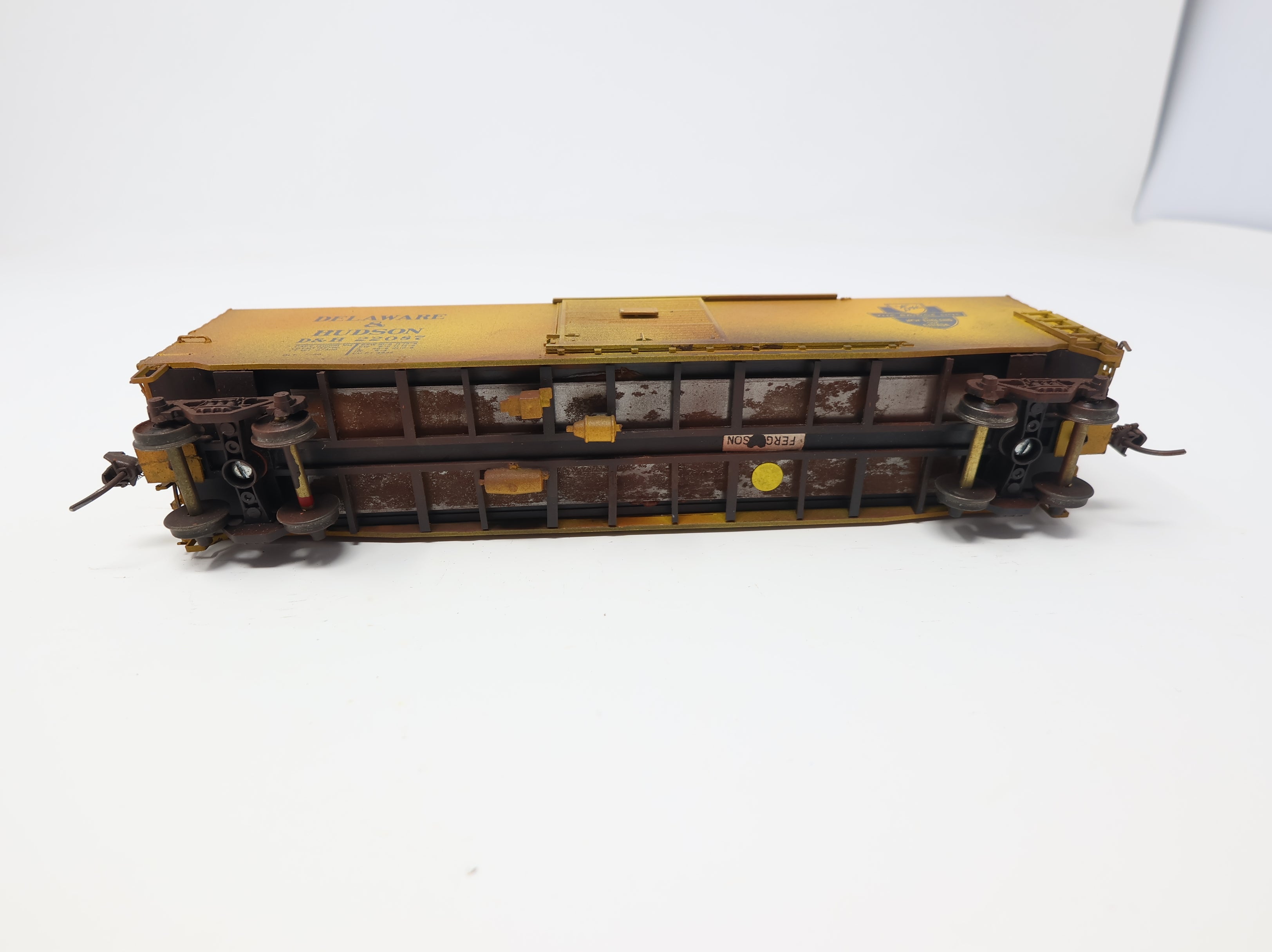 USED HO Scale 50' Box Car Delaware and Hudson D&H #22087 Weathered