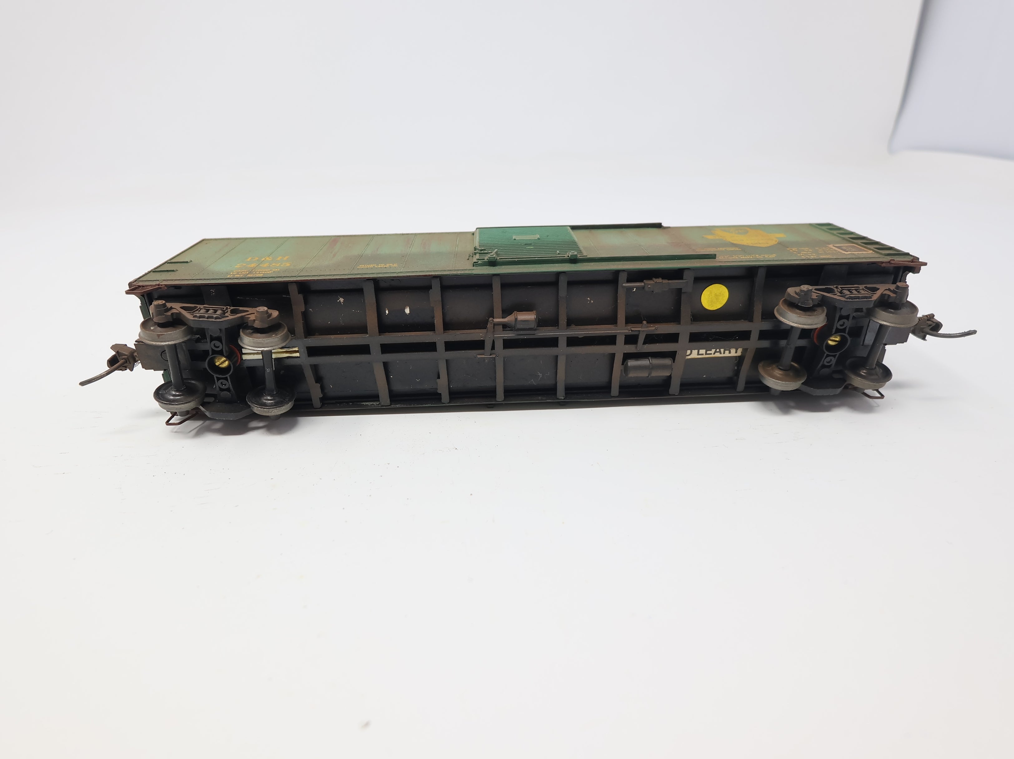 USED Athearn HO Scale 50' Box Car Delaware and Hudson D&H #24485 Weathered