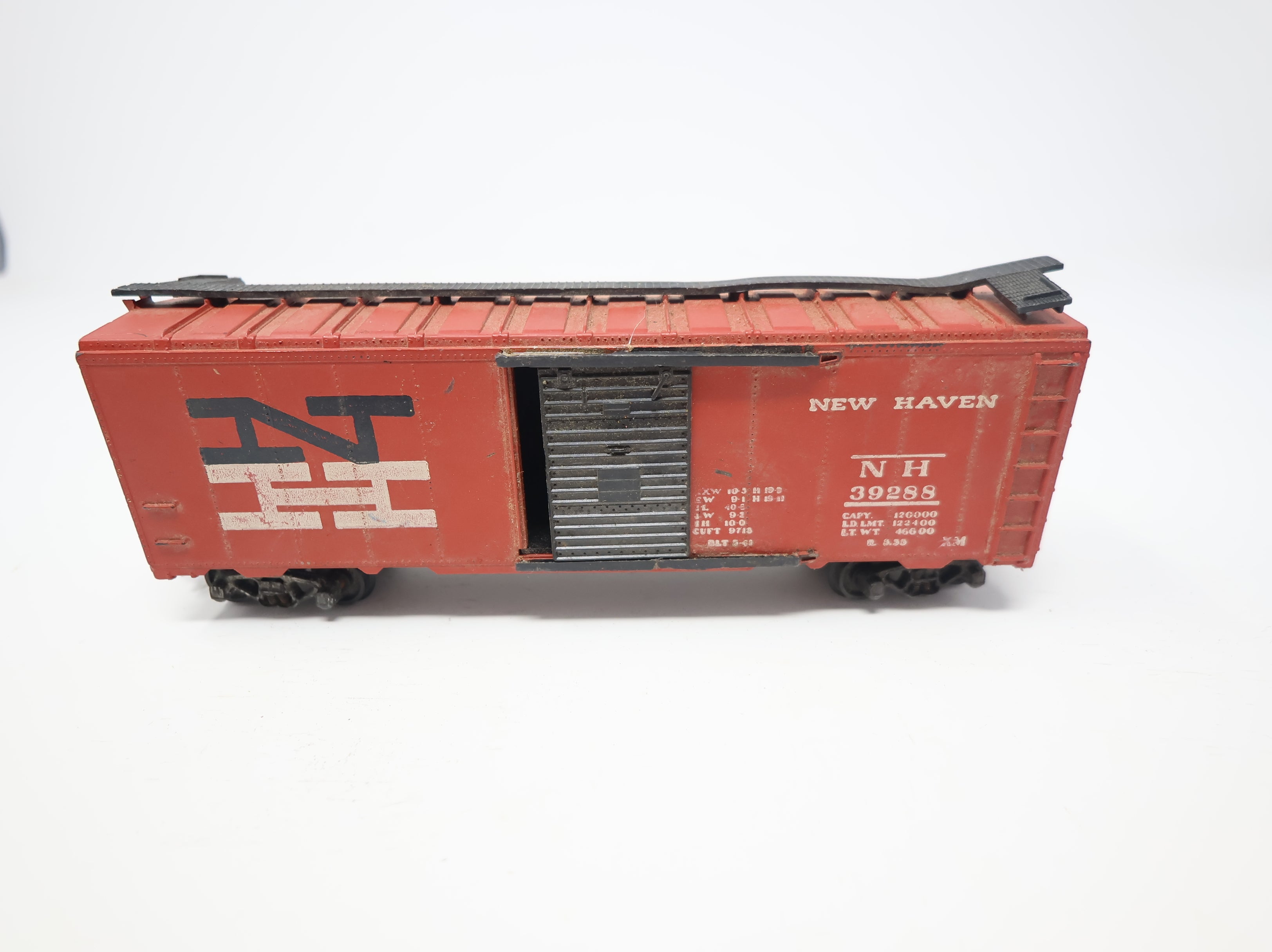 USED Athearn HO Scale 40' Steel Box Car New Haven NH #39288