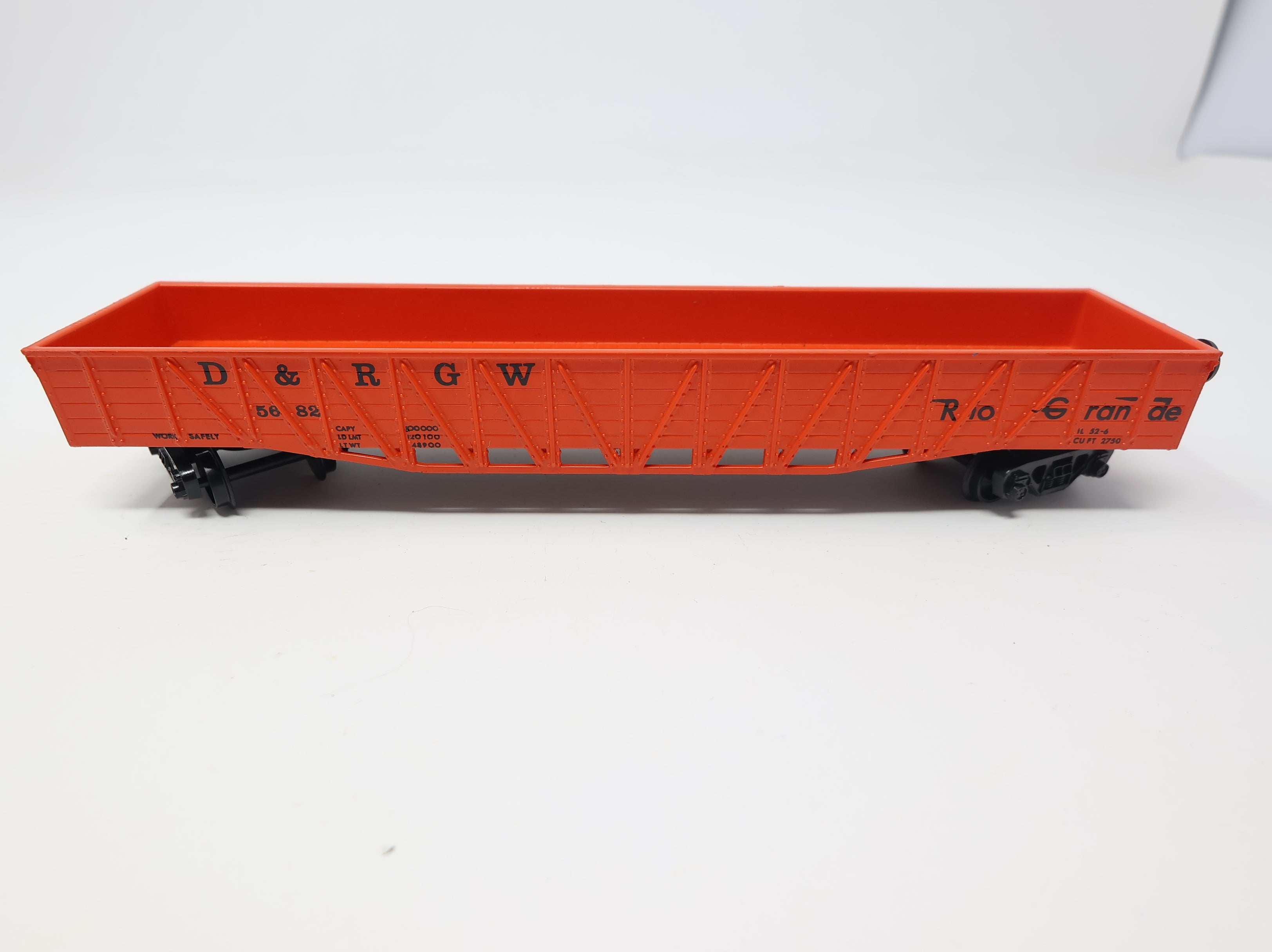 USED HO Scale 50' Wood Side Gondola Rio Grande D&RGW #5682