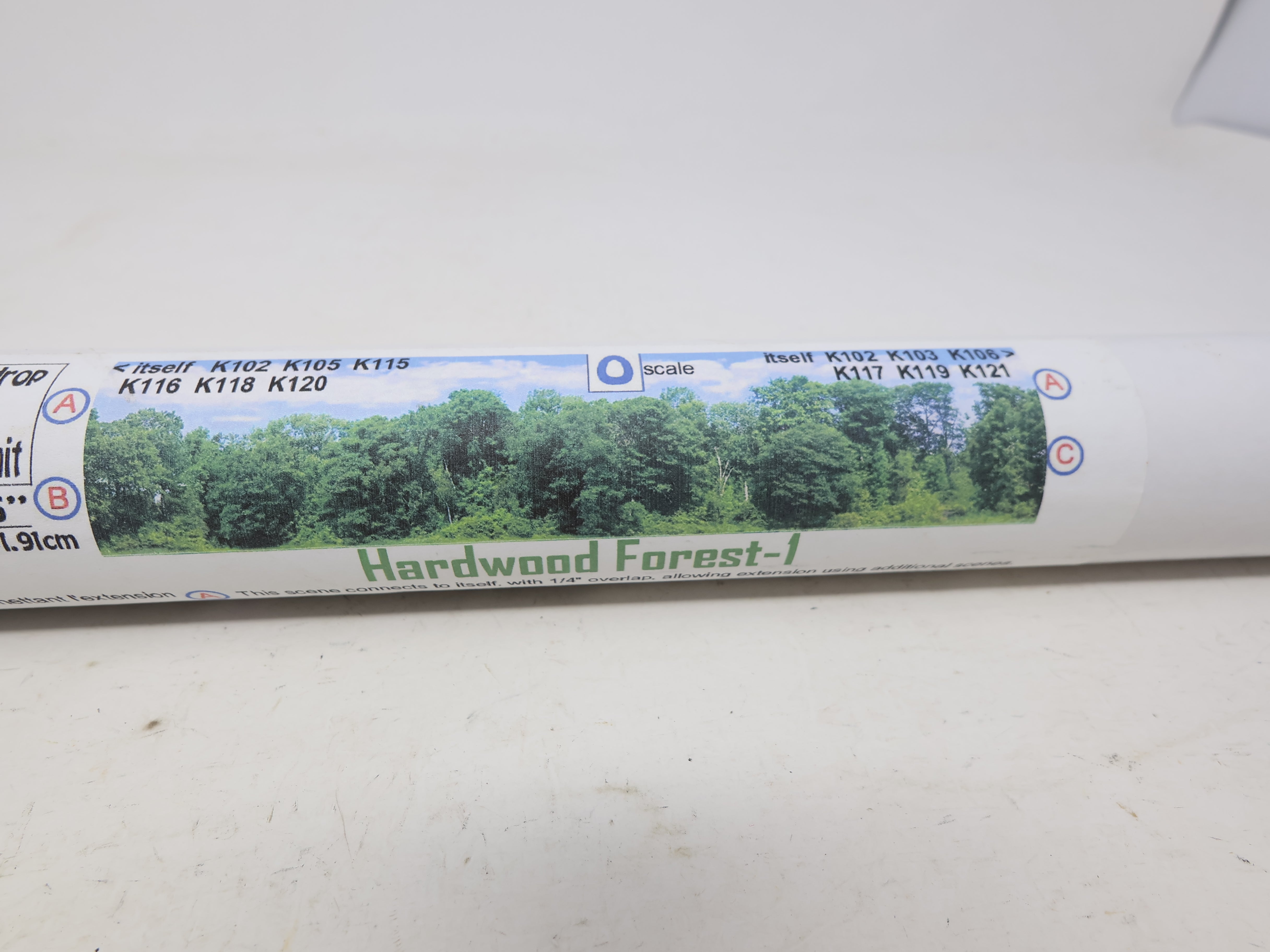 SceniKing K101 O, One Piece Backdrop - Hardwood Forest-1