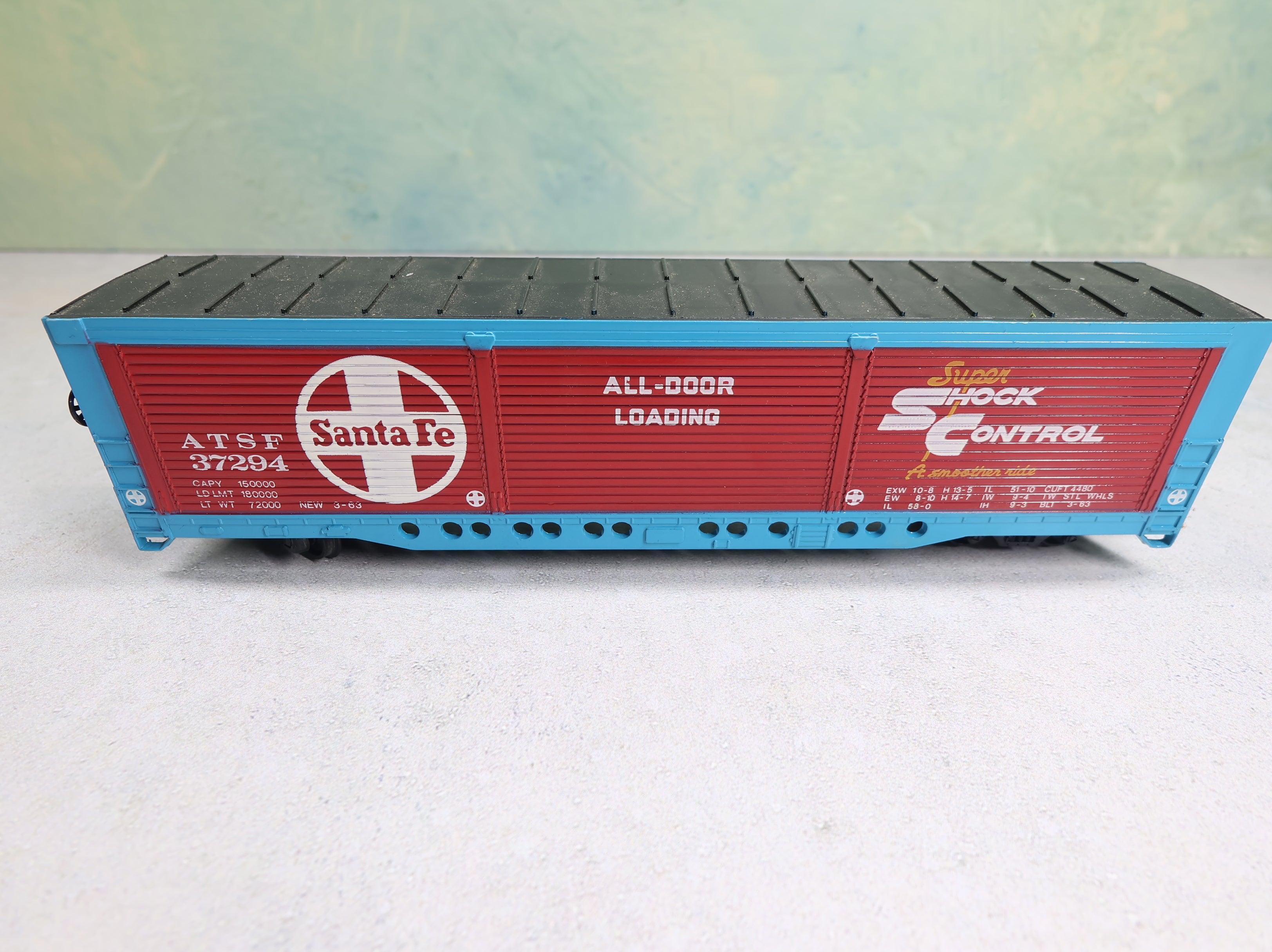 USED Bachmann HO Scale 55' Box Car Santa Fe ATSF #37294