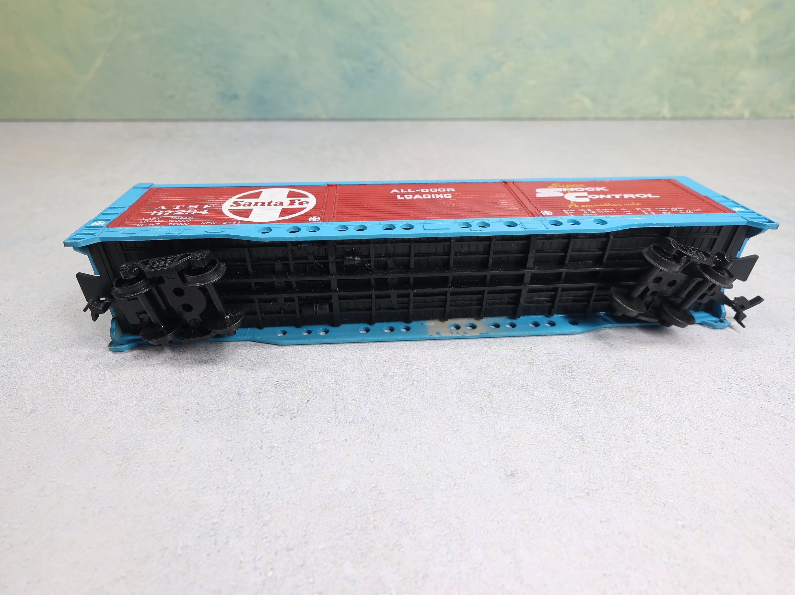 USED Bachmann HO Scale 55' Box Car Santa Fe ATSF #37294