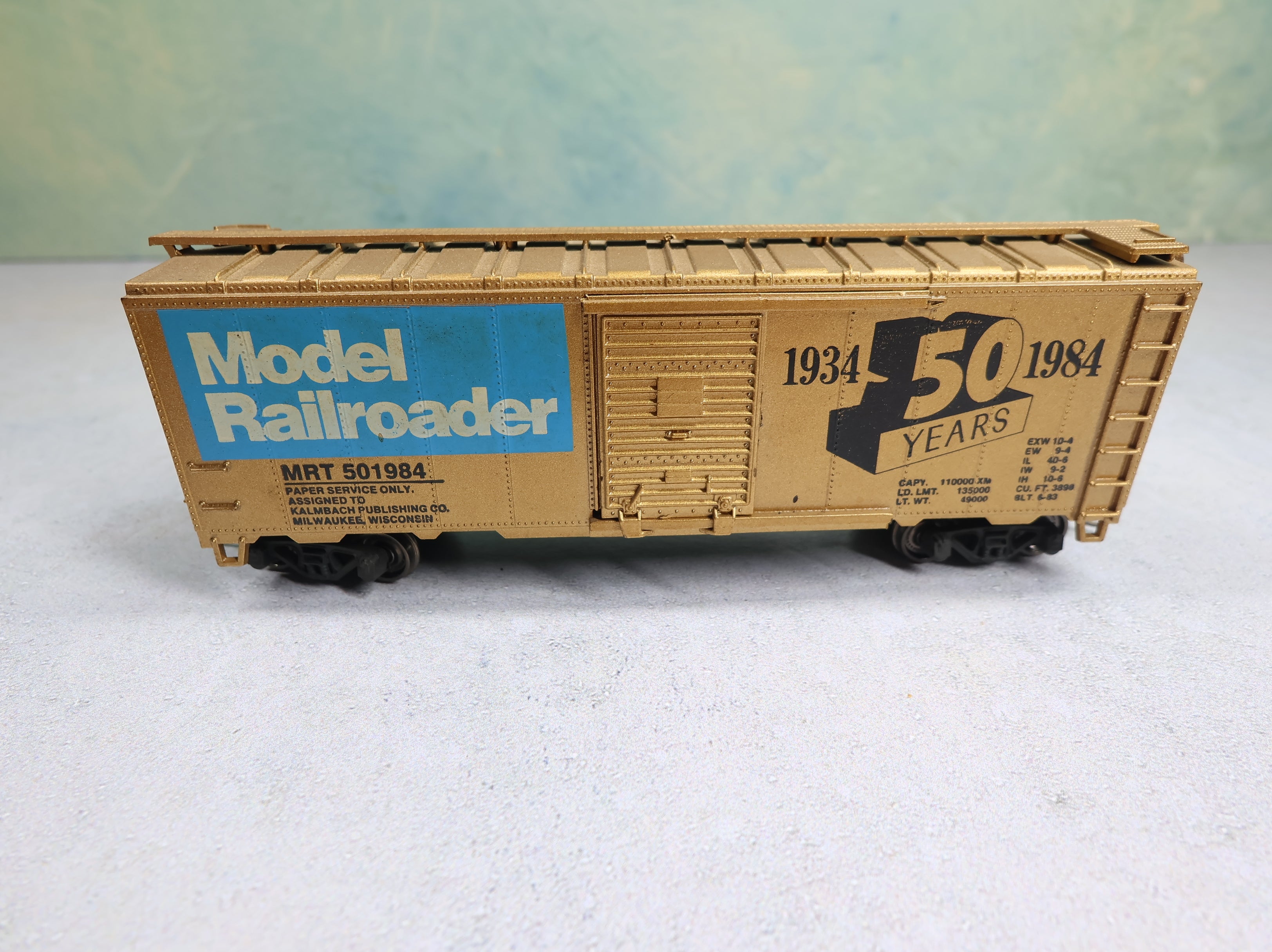 USED Athearn HO Scale 40' Box Car Model Railroader MRT #501984