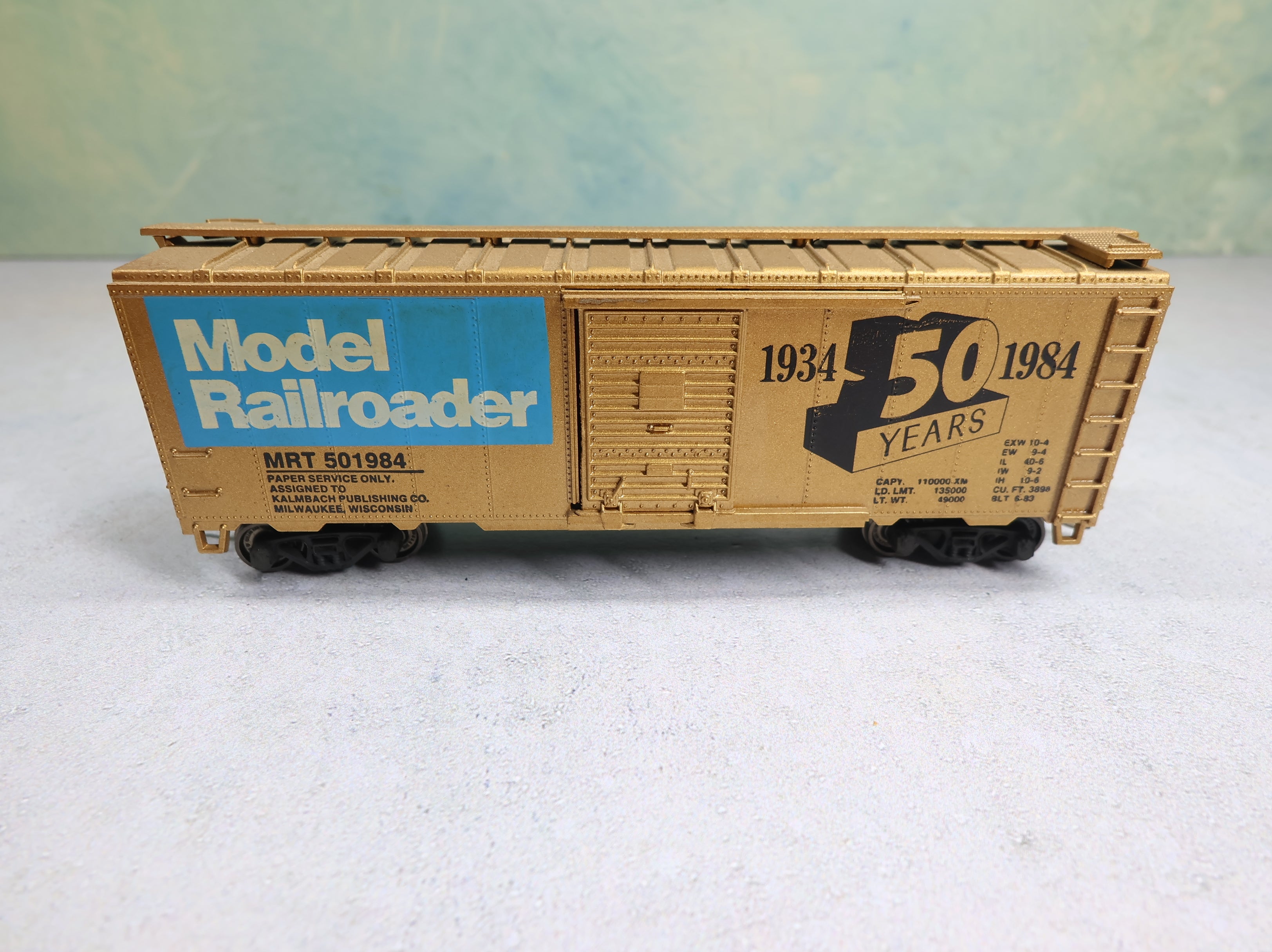 USED Athearn HO Scale 40' Box Car Model Railroader MRT #501984