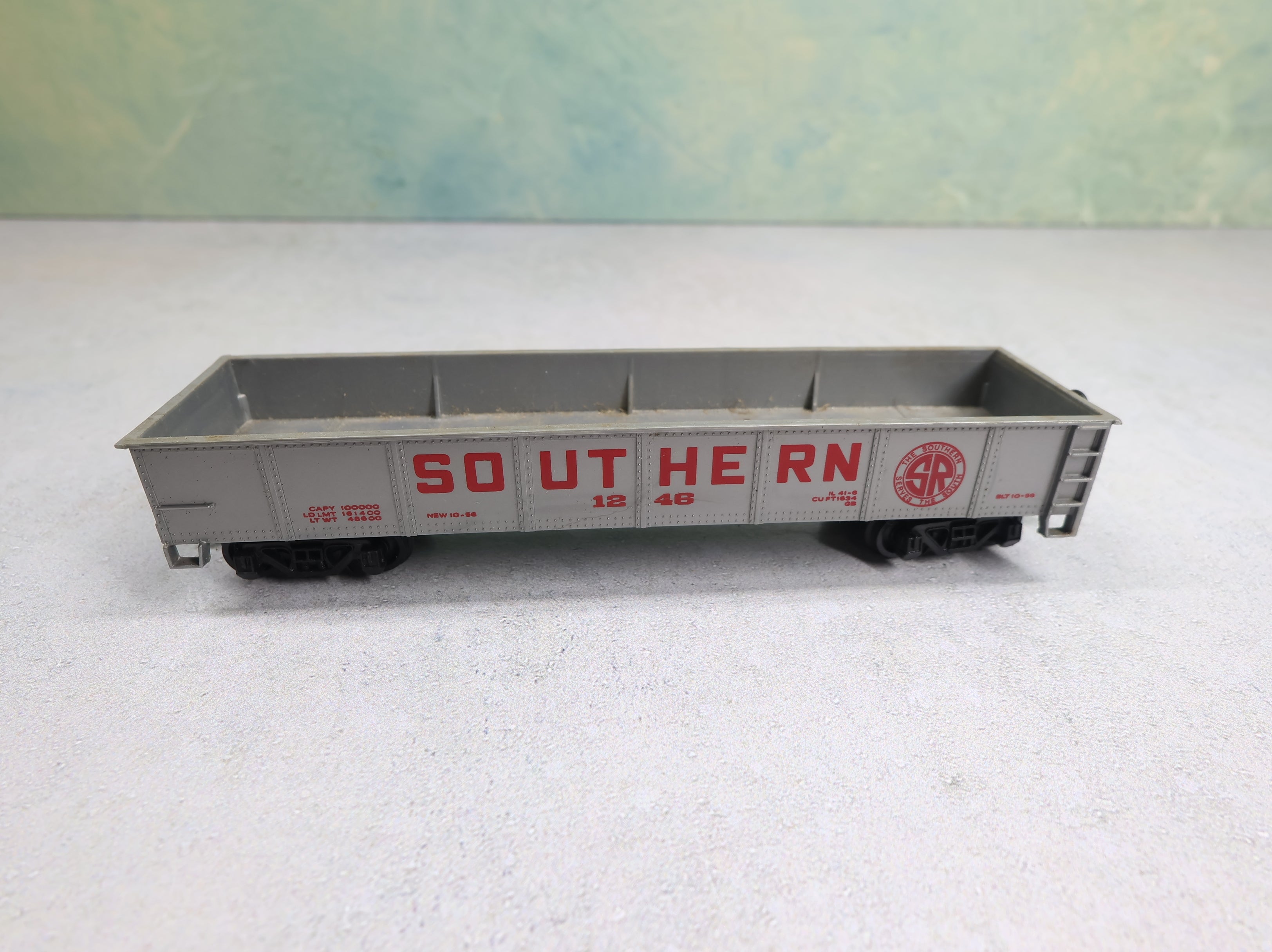 USED Bachmann HO Scale 40' Gondola Southern #1246