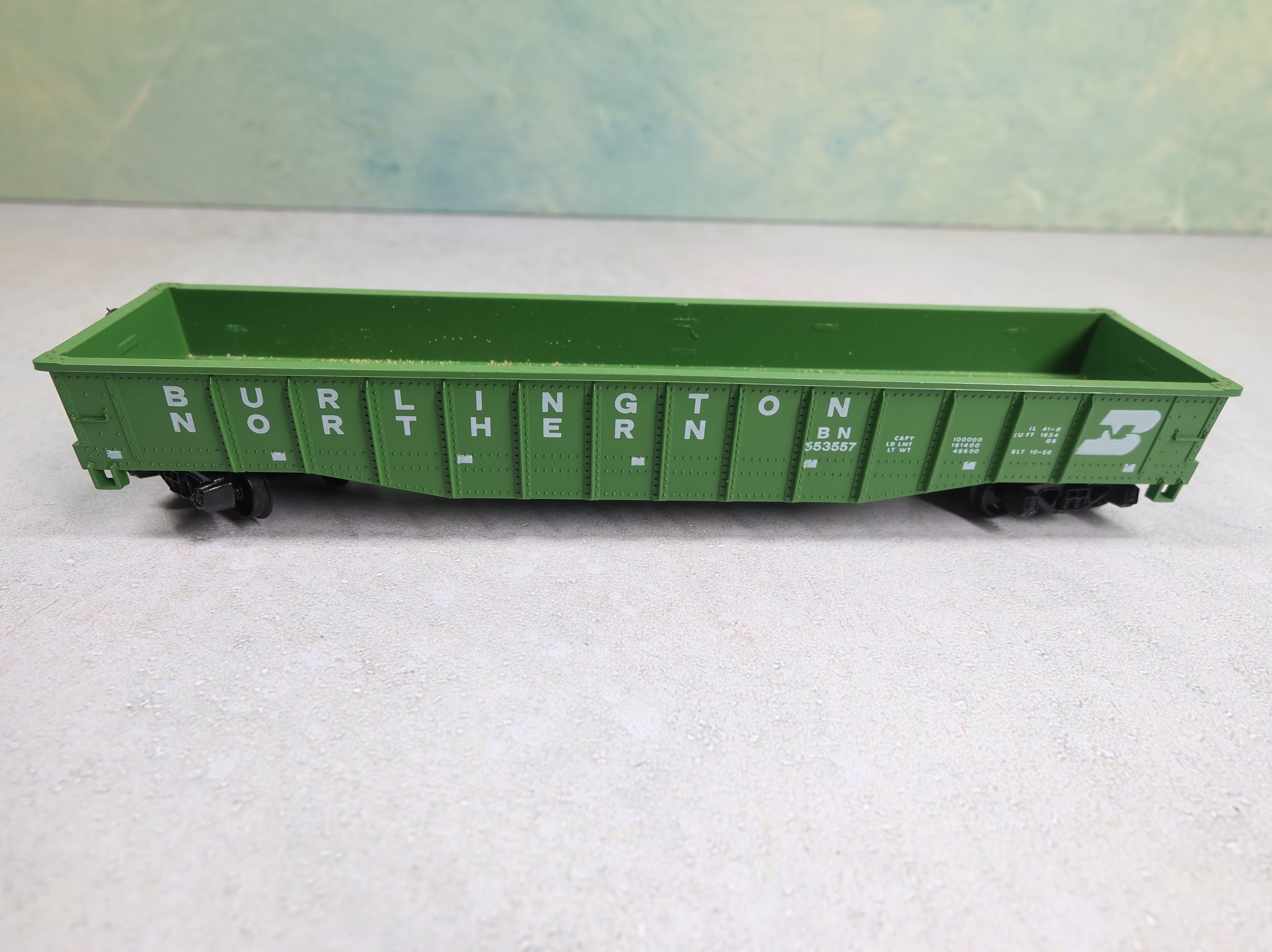 USED AHM HO Scale 50' Gondola Burlington Northern BN #553557