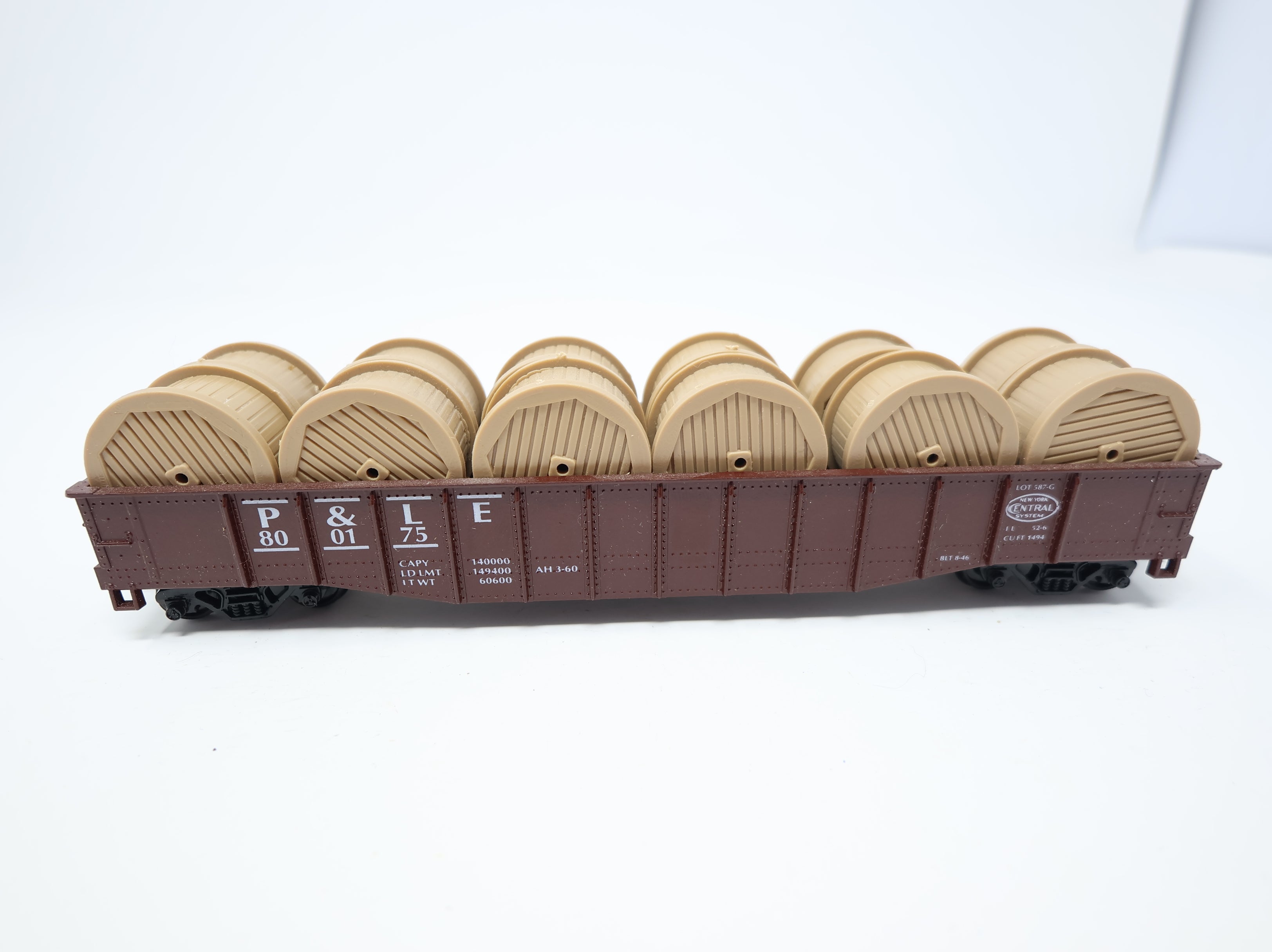 USED Athearn HO Scale 50' Gondola w/ Load Pittsburgh and Lake Erie P&LE #800175