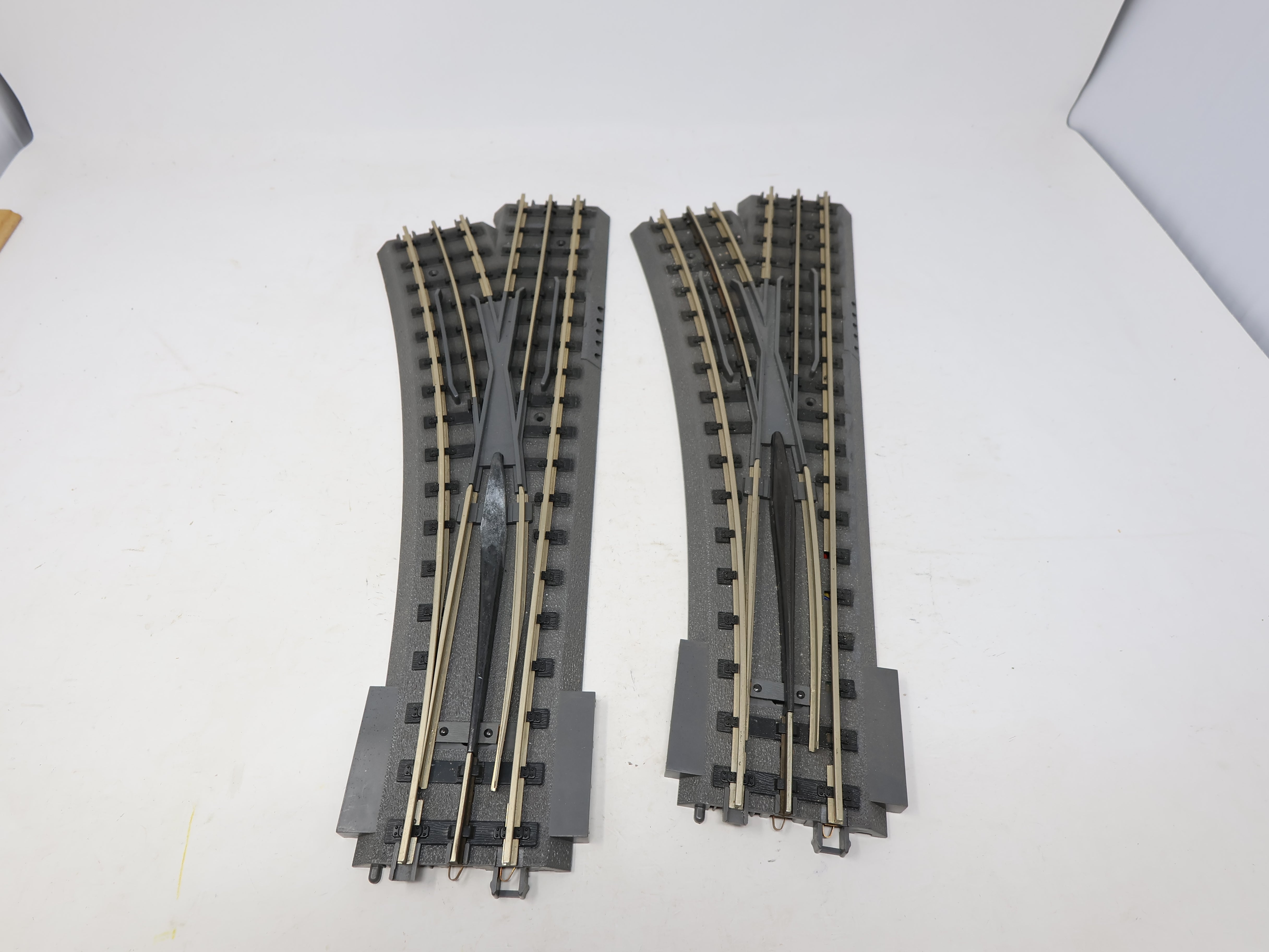 USED MTH Rail King O, Lot of 2 - Left Hand O-72 Switches