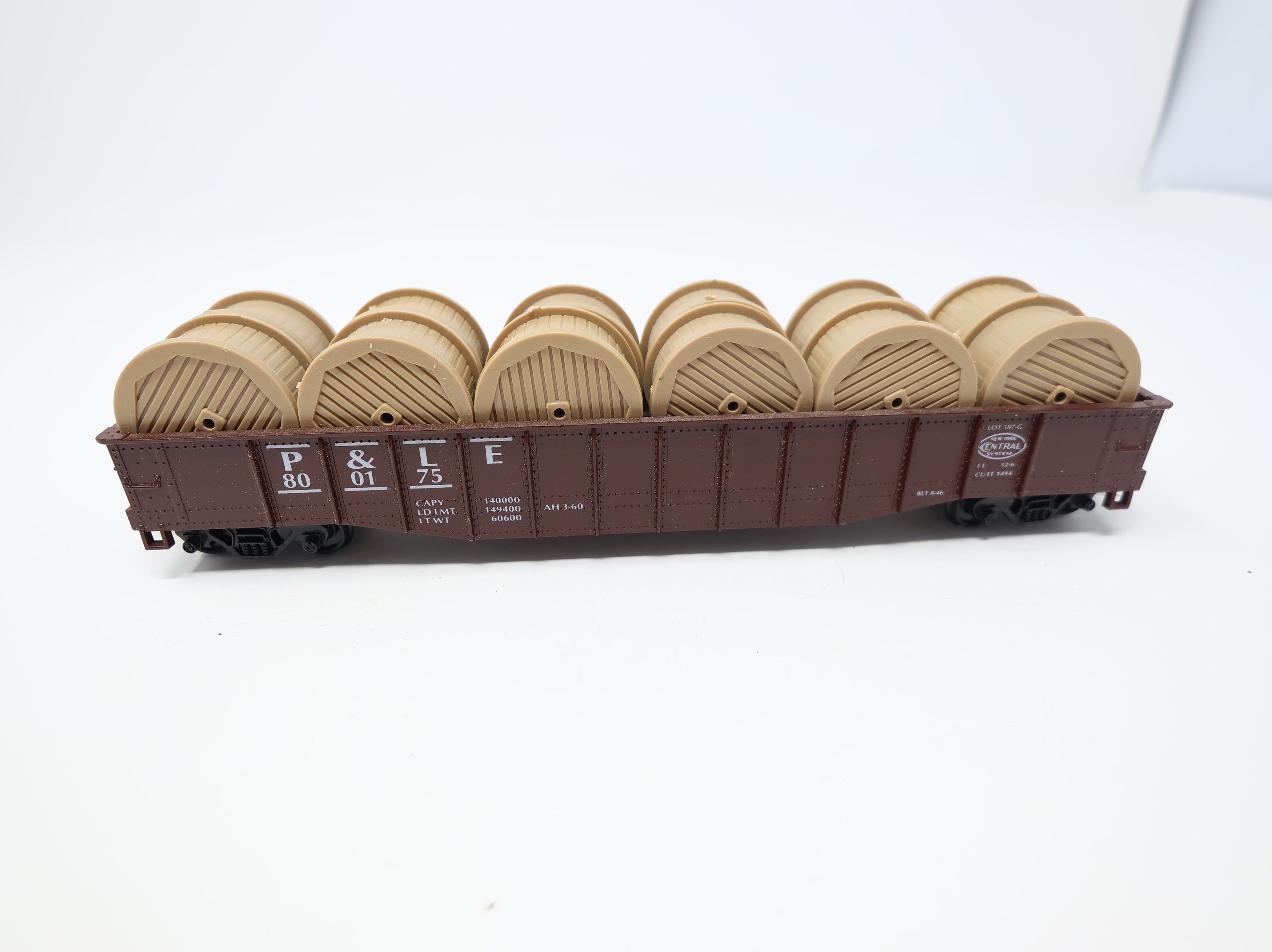 USED Athearn HO Scale 50' Gondola w/ Load Pittsburgh and Lake Erie P&LE #800175