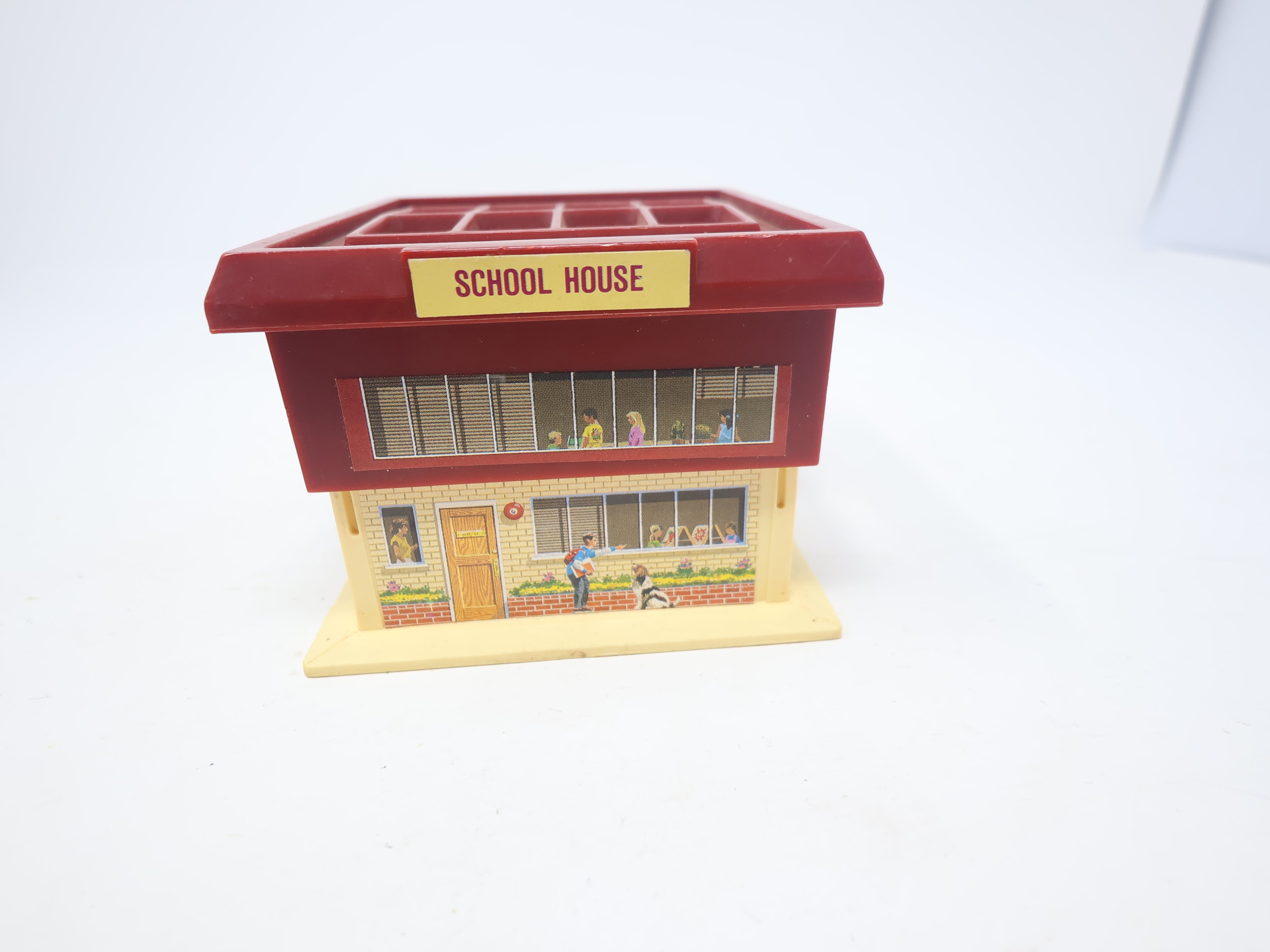 USED HO Scale, Mattel Pop 'N Play 1988 School House