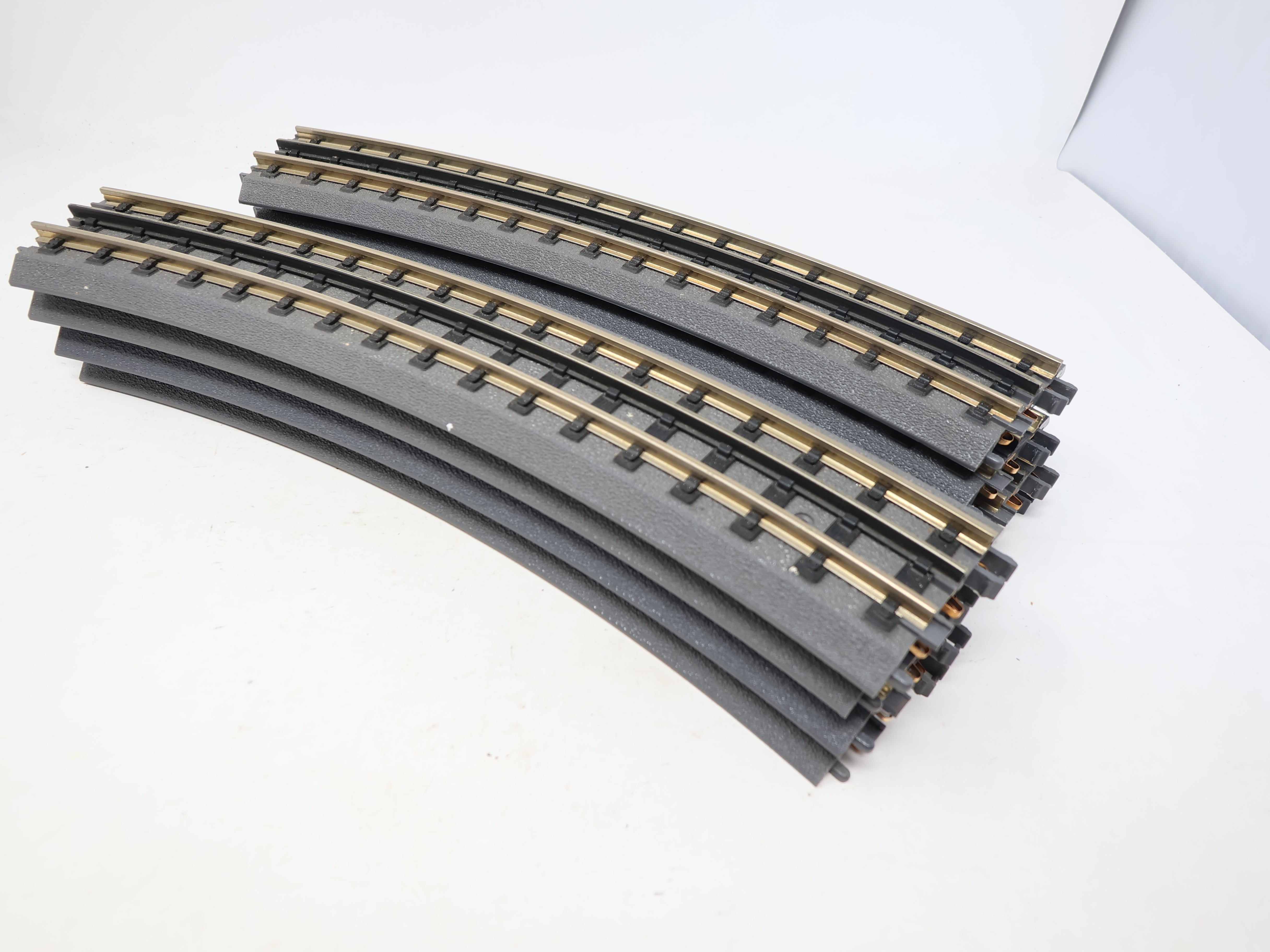 USED MTH Rail King O, Lot of 8 - Curve O-54 RealTrax Track