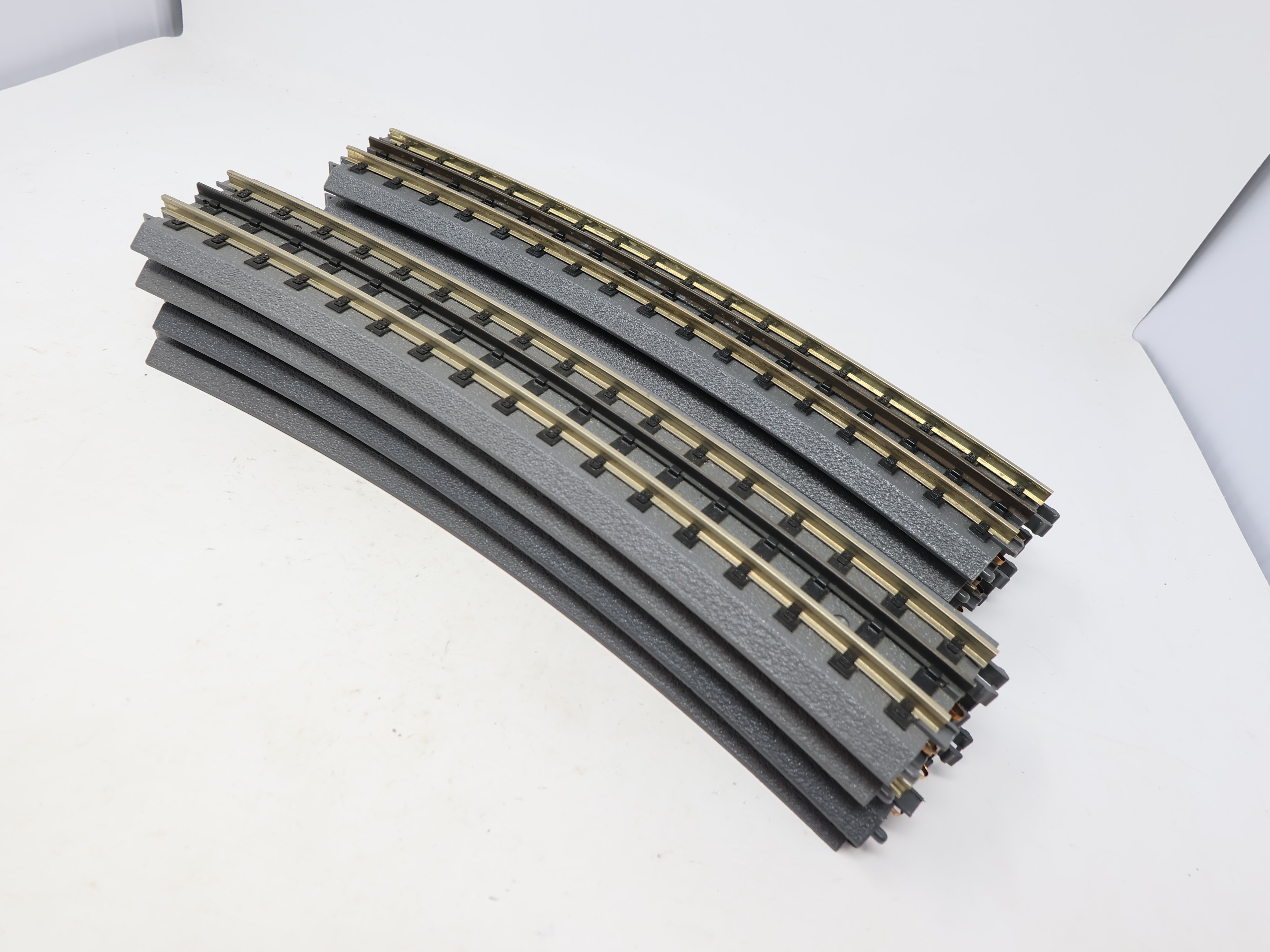 USED MTH Rail King O, Lot of 8 - Curve O-72 RealTrax Track