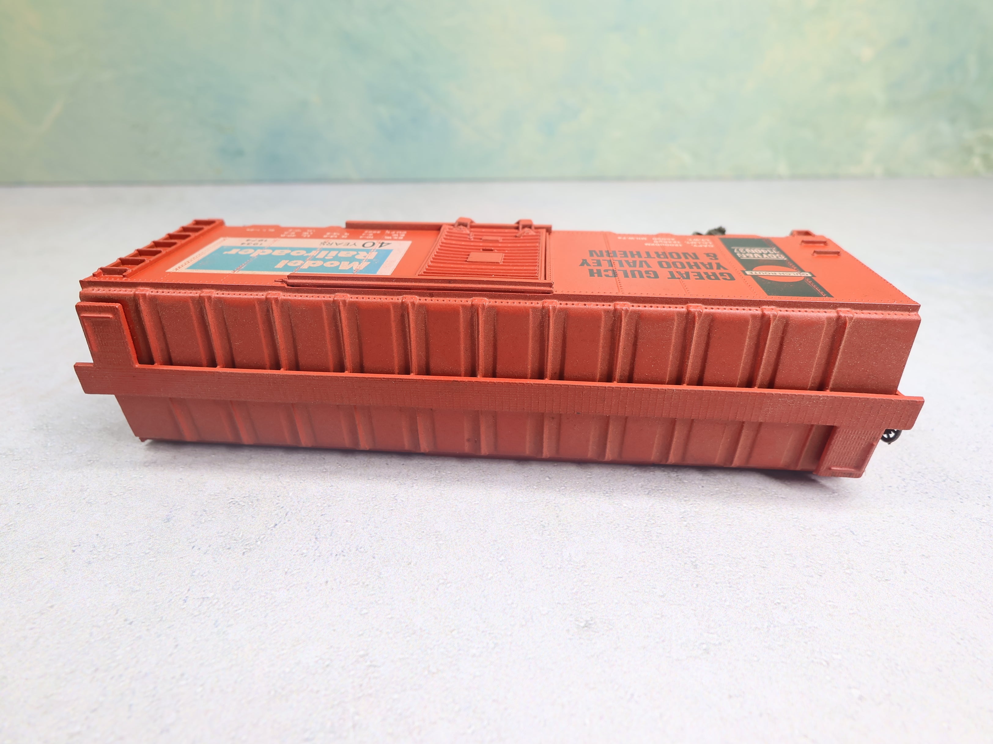 USED Athearn HO Scale 40' Box Car Model Railroader Great Gulch Yahoo Valley & Northern