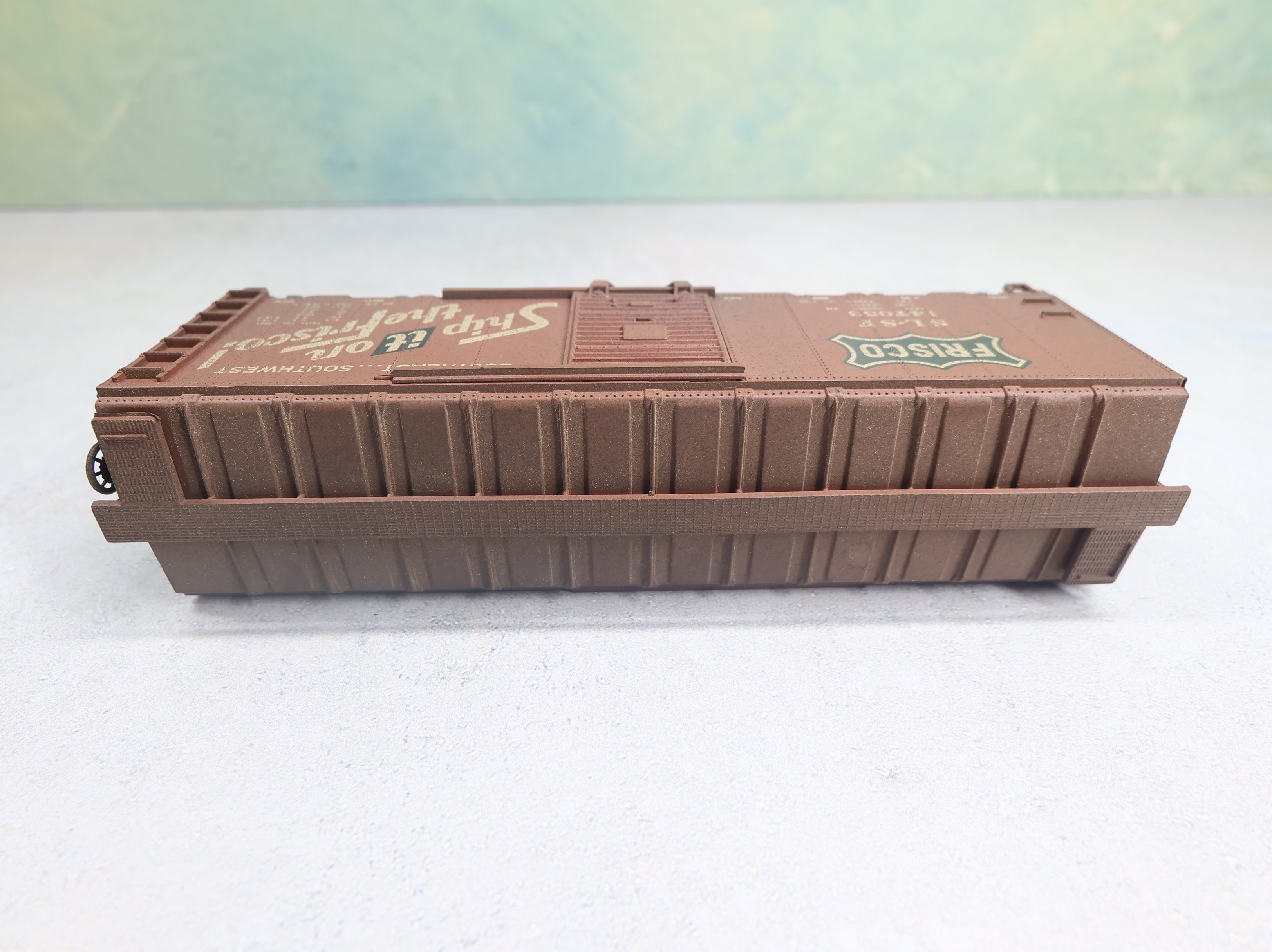 USED Athearn HO Scale 40' Box Car Frisco SL-SF #147053 Weathered