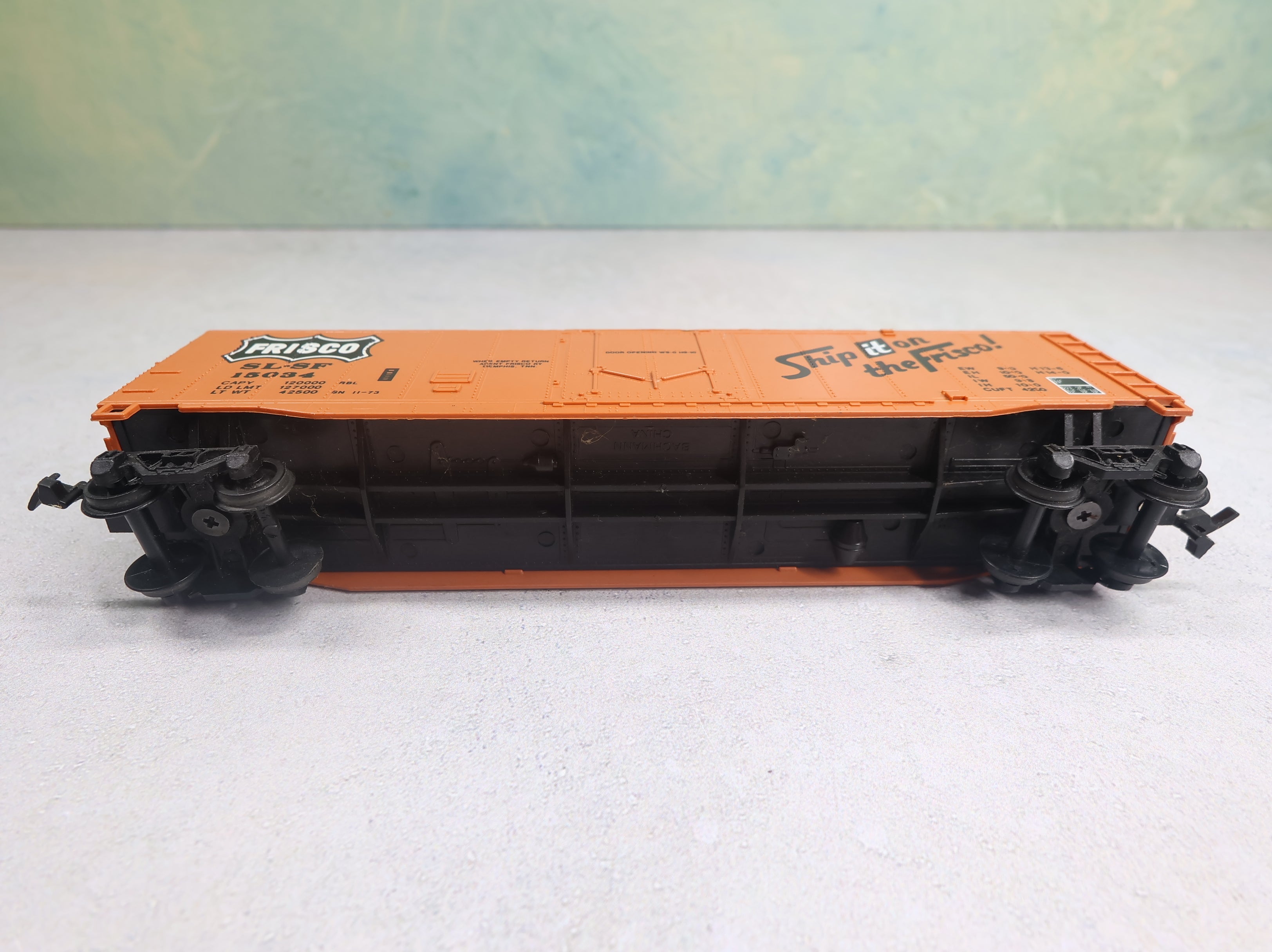 USED Bachmann HO Scale 50' Box Car Frisco SL-SF #15034