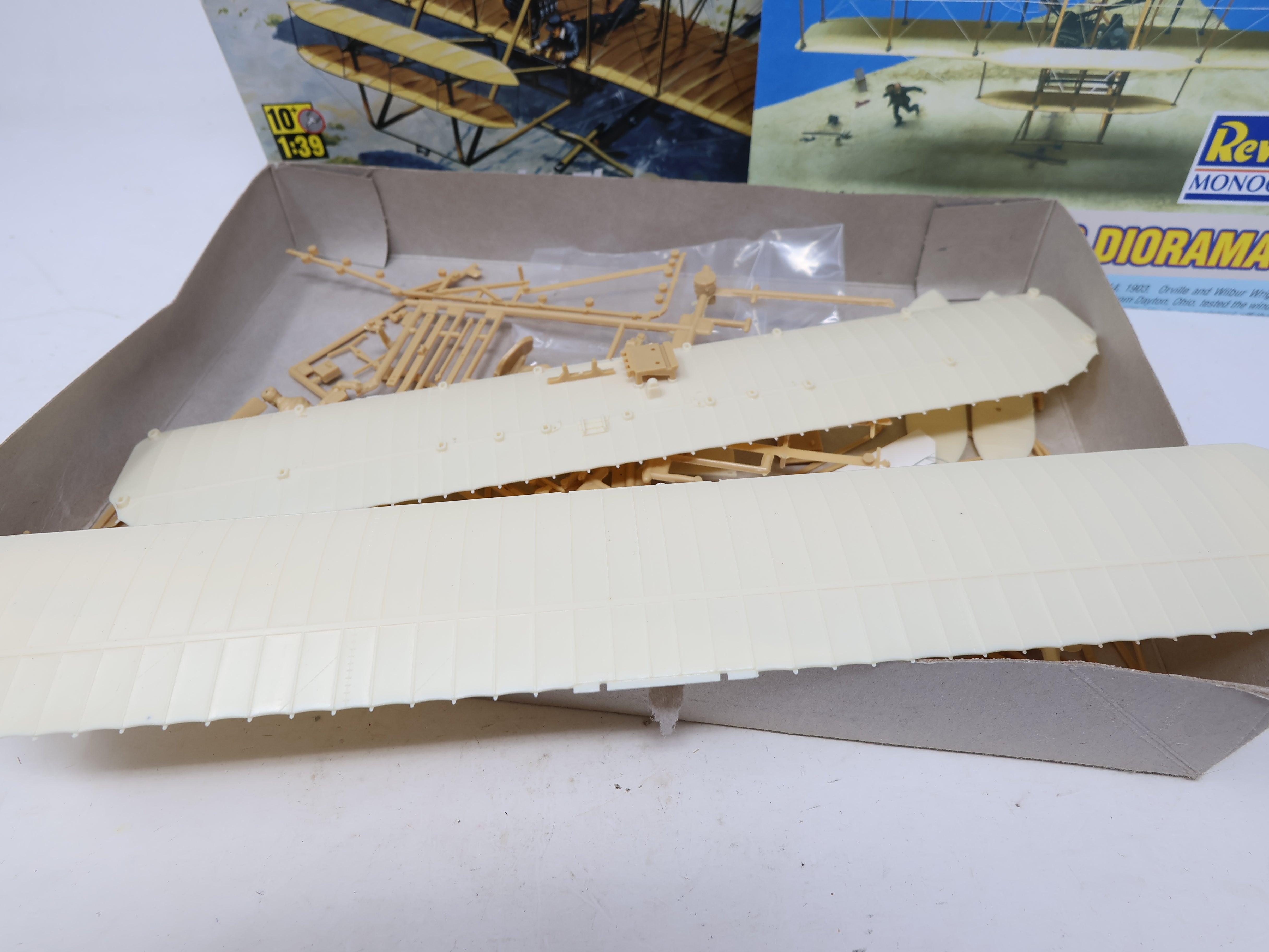 USED REVELL 85-5243 , 1:39 Scale Wright Flyer Plane Plastic Kit - Skill Level 2 - Open Box (KIT)