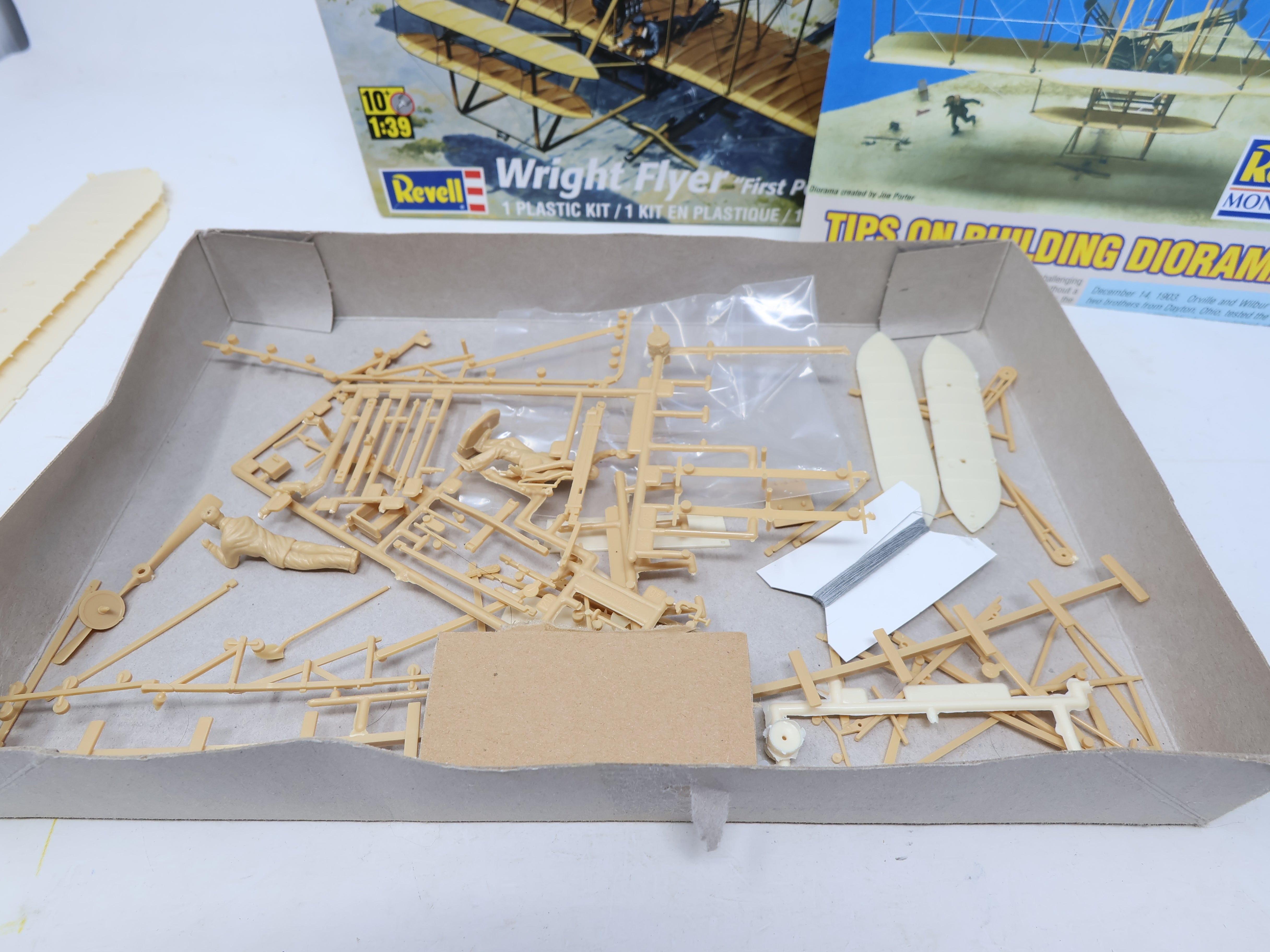 USED REVELL 85-5243 , 1:39 Scale Wright Flyer Plane Plastic Kit - Skill Level 2 - Open Box (KIT)