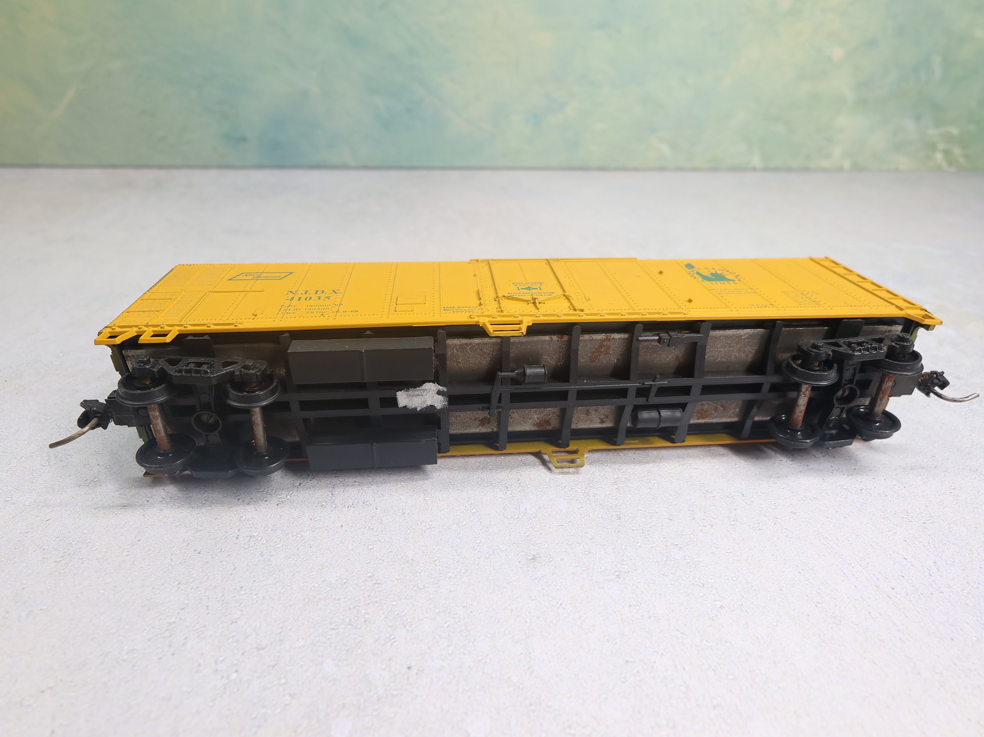 USED Athearn HO Scale 50' Box Car Jersey Central NJDX #41035