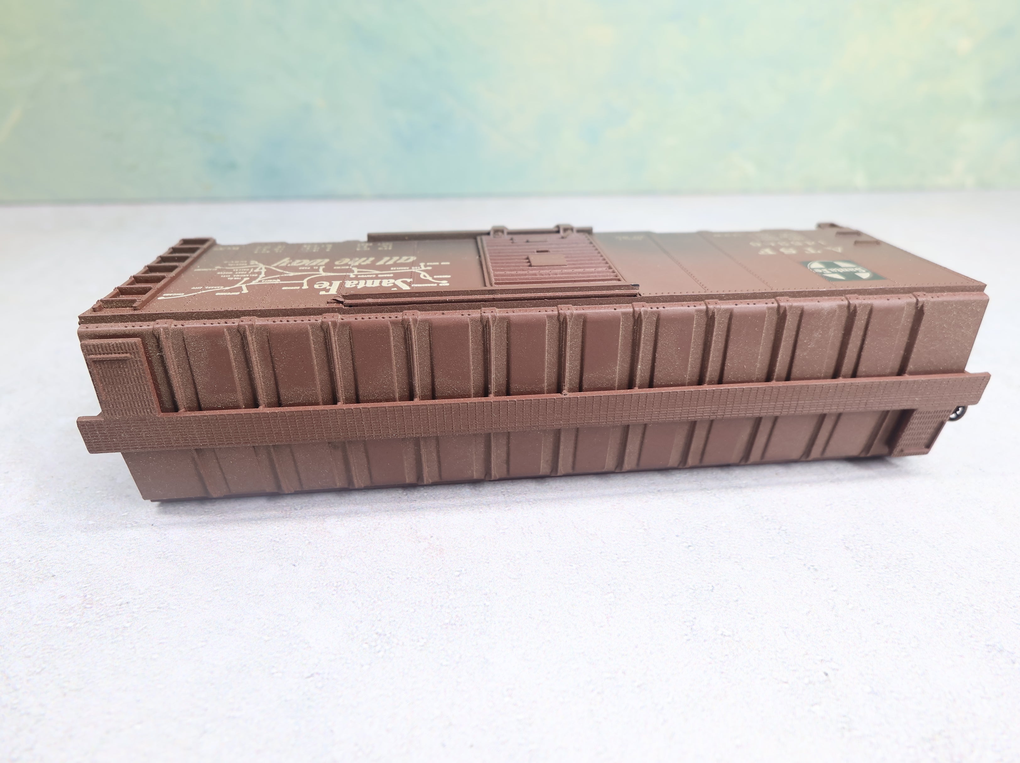 USED Athearn HO Scale 40' Box Car Santa Fe ATSF #145386 Weathered