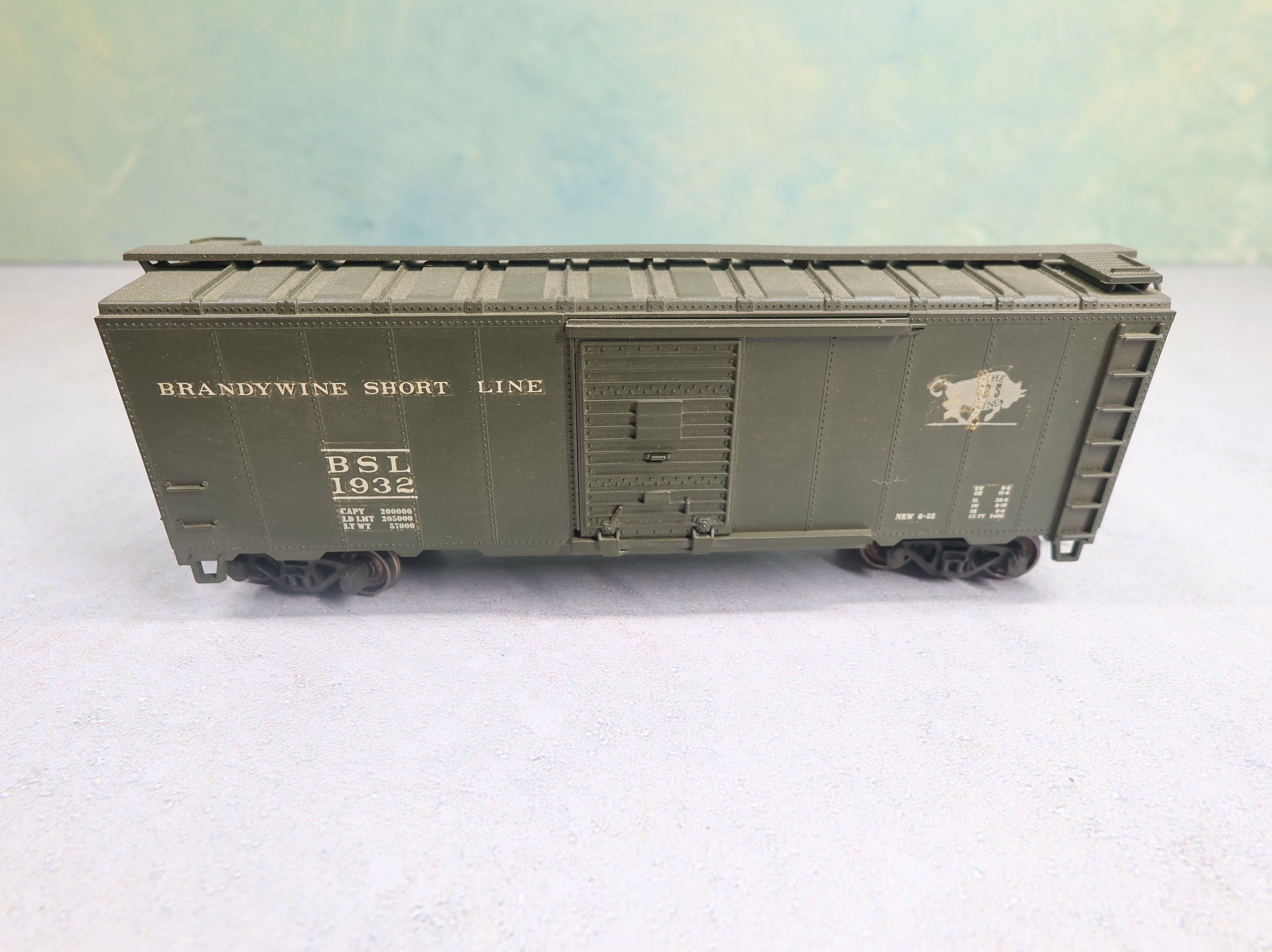 USED Athearn HO Scale 40' Box Car Brandywine Short Line BSL #1932 Decal