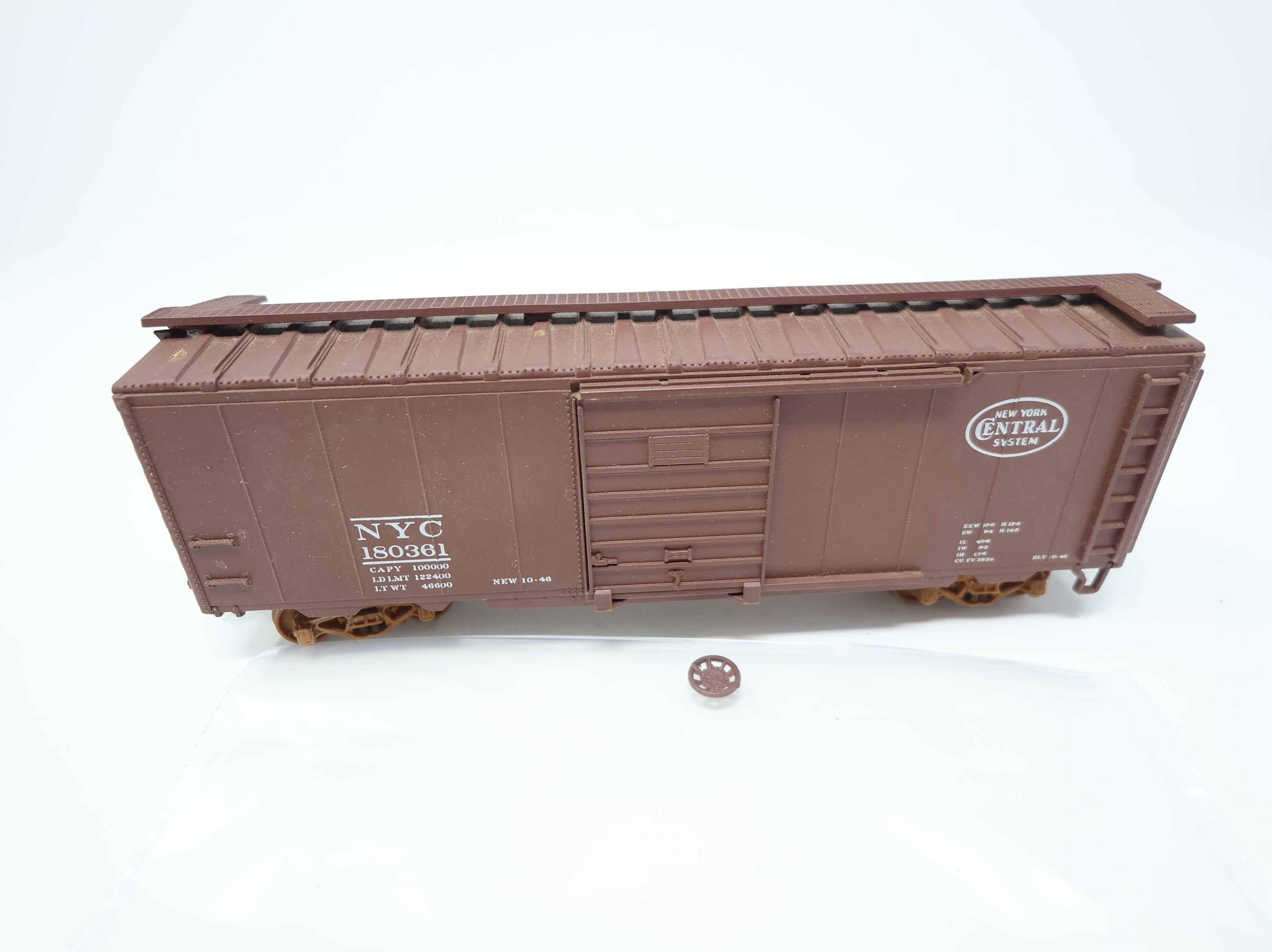 USED Walthers HO Scale 40' Box Car New York Central NYC #180361