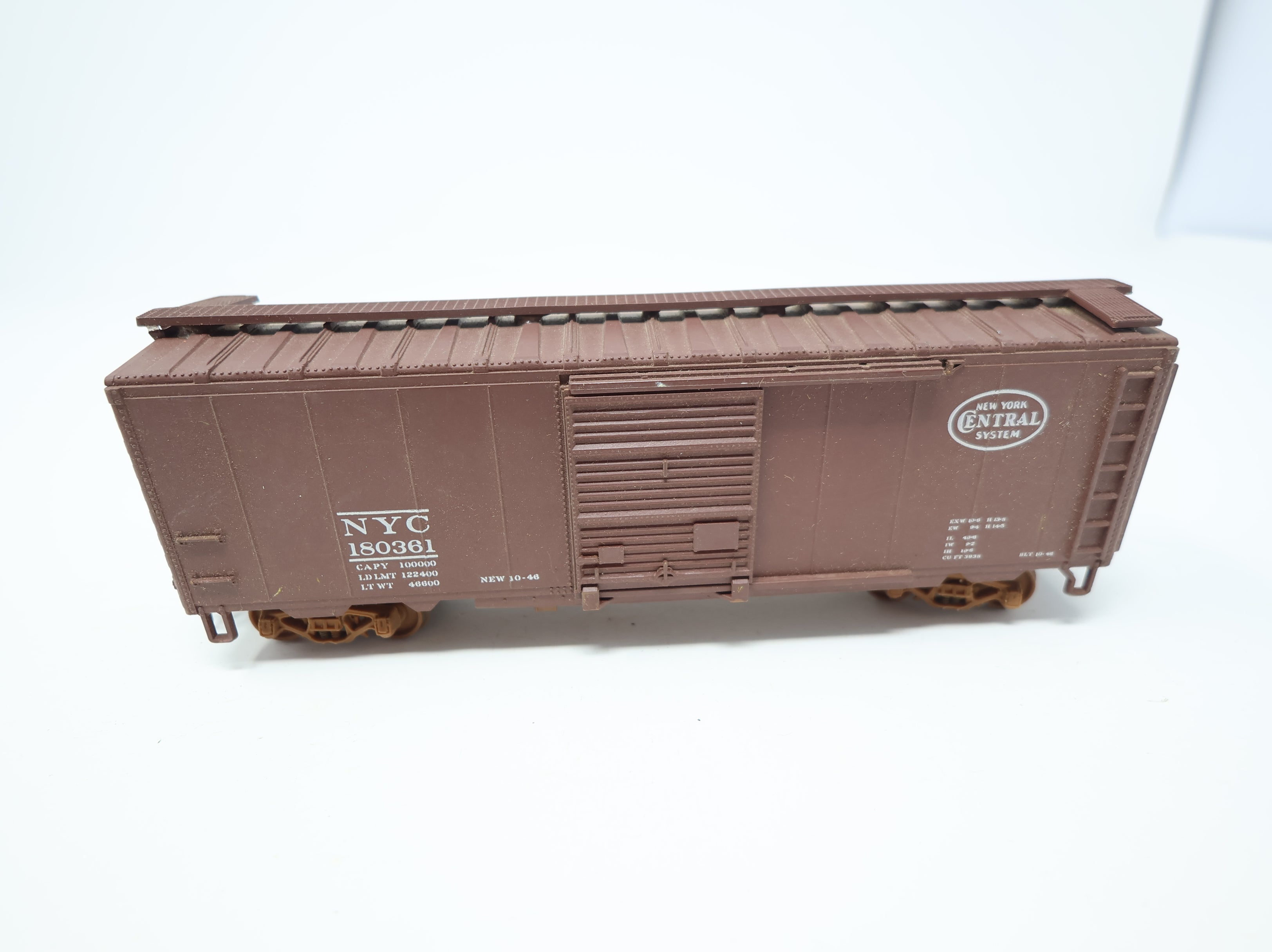 USED Walthers HO Scale 40' Box Car New York Central NYC #180361