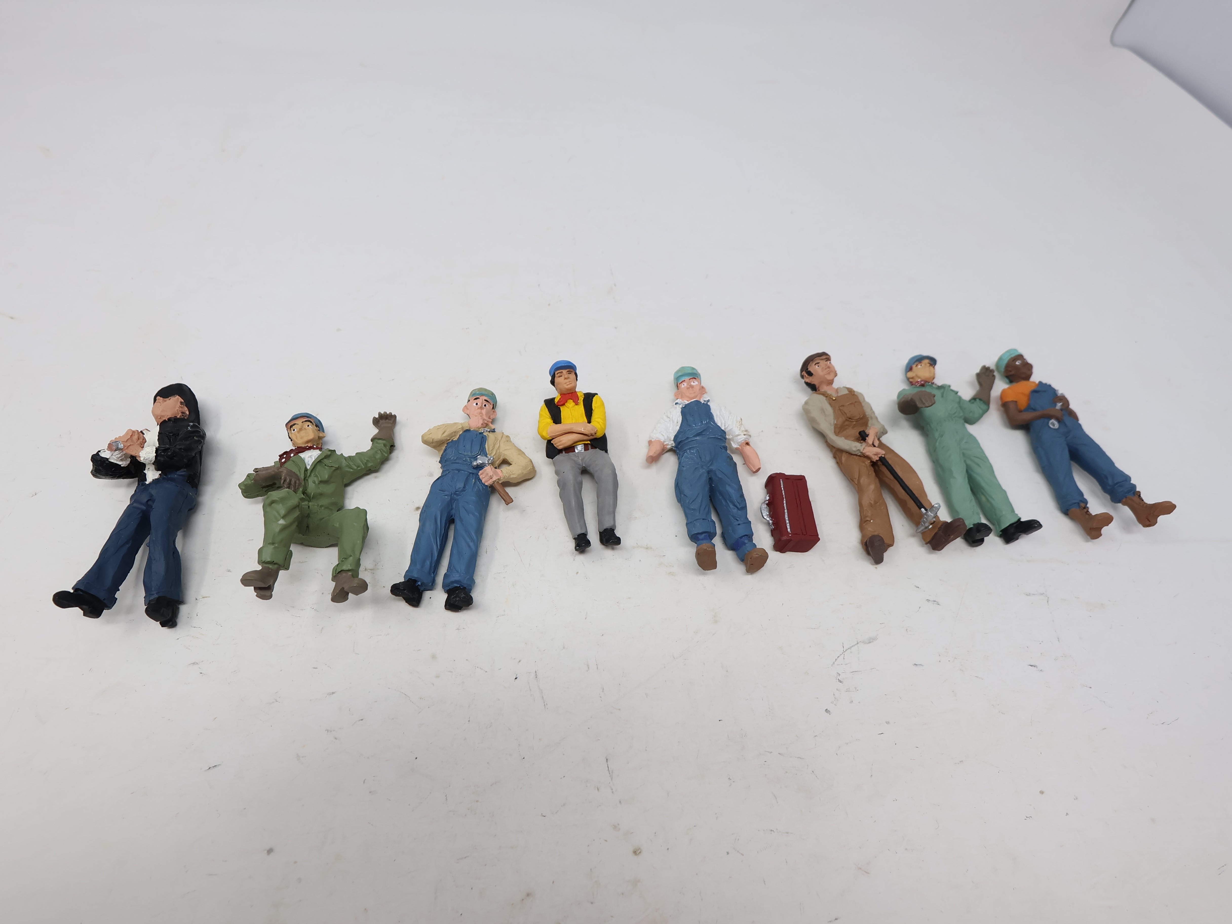 USED G Scale, Lot of 8 Large Scale People Figures