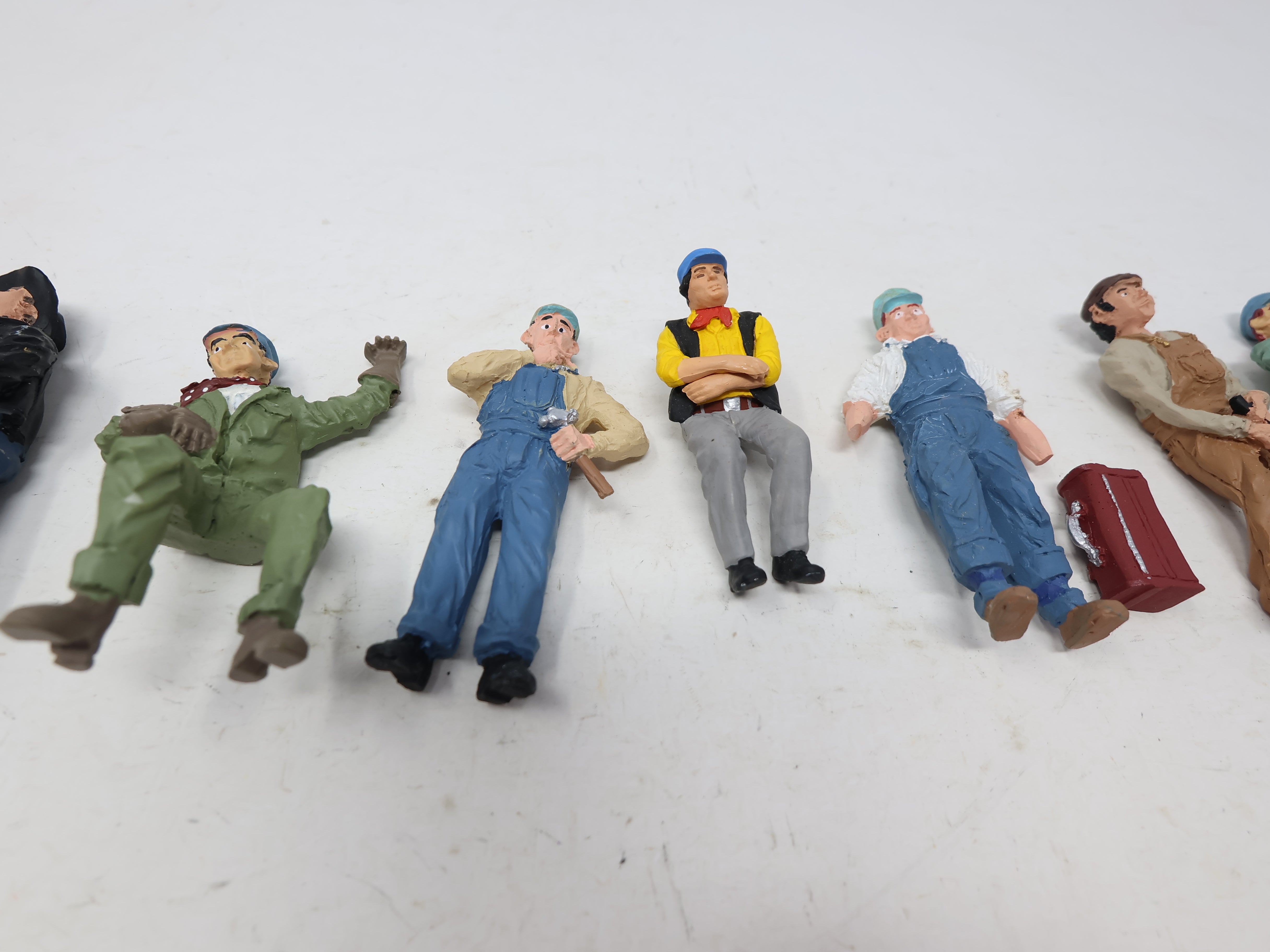 USED G Scale, Lot of 8 Large Scale People Figures