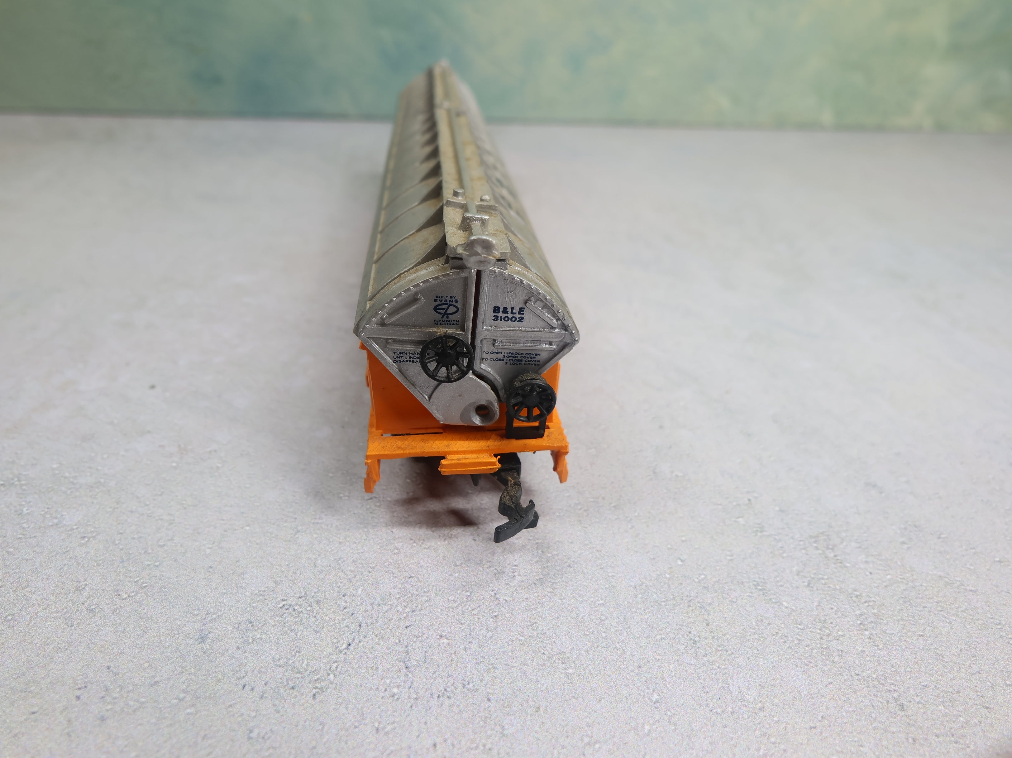 USED Bachmann HO Scale Coil Car Bessemer and Lake Erie Railroad B&LE #31002