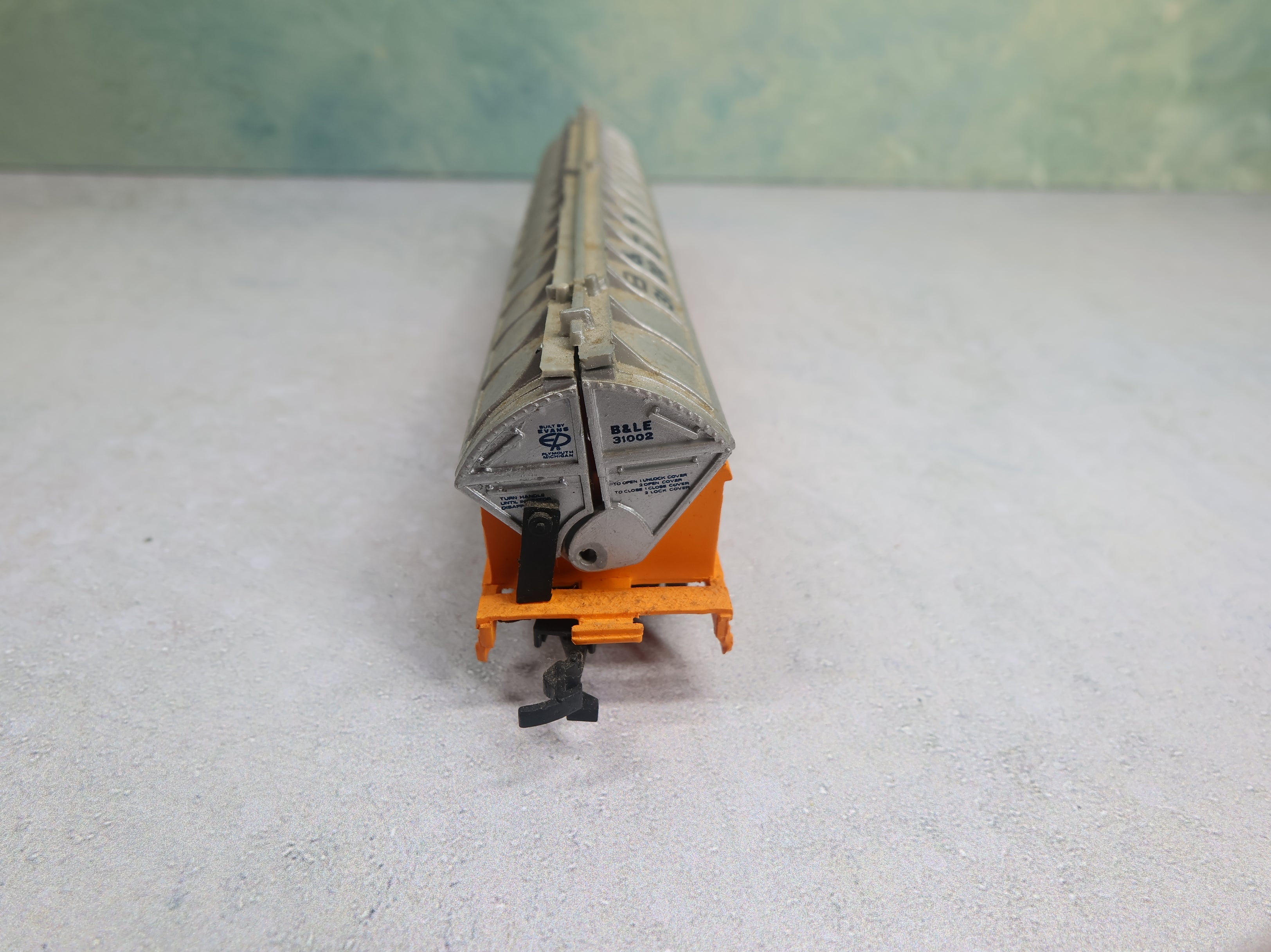 USED Bachmann HO Scale Coil Car Bessemer and Lake Erie Railroad B&LE #31002