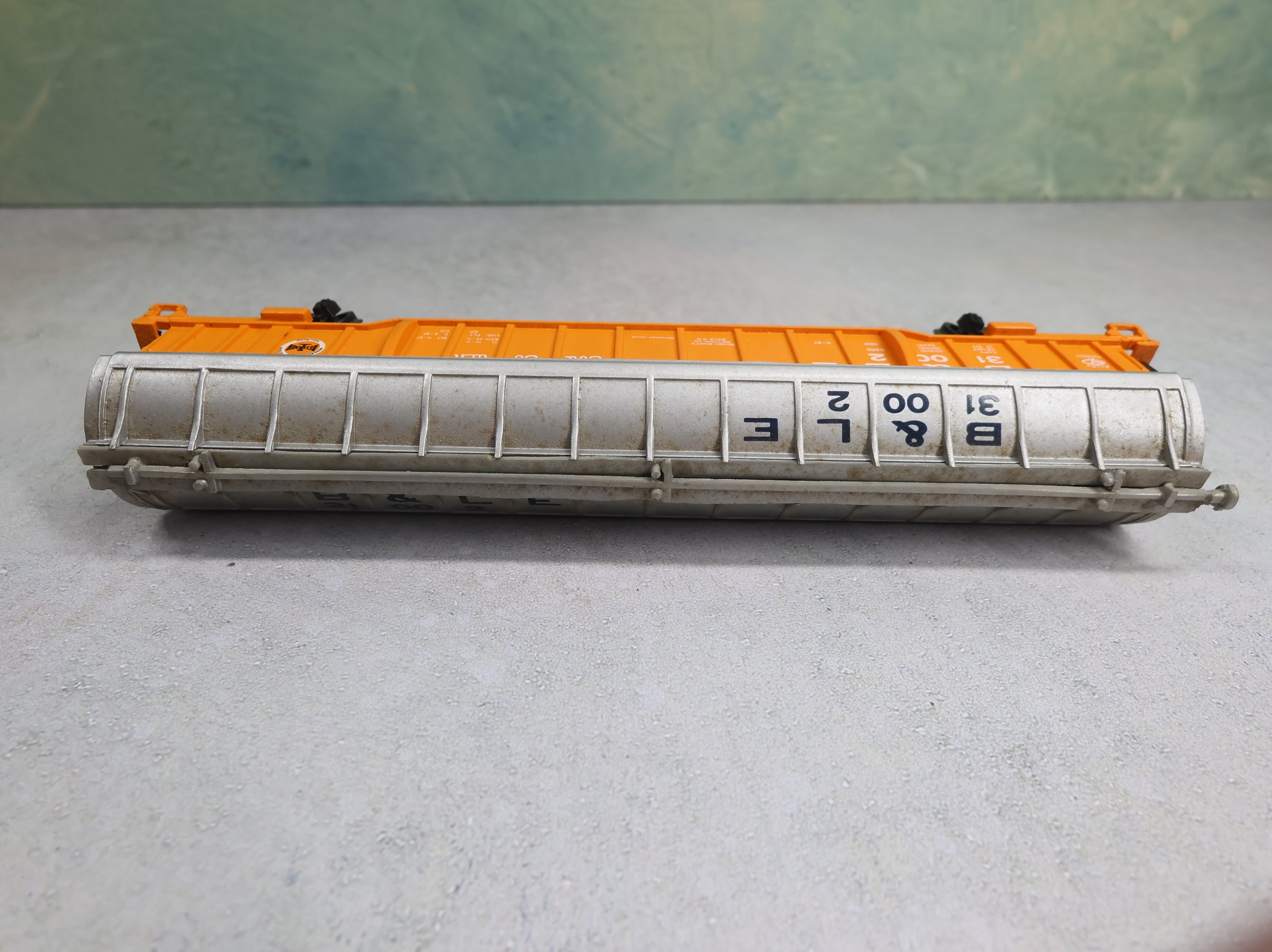 USED Bachmann HO Scale Coil Car Bessemer and Lake Erie Railroad B&LE #31002