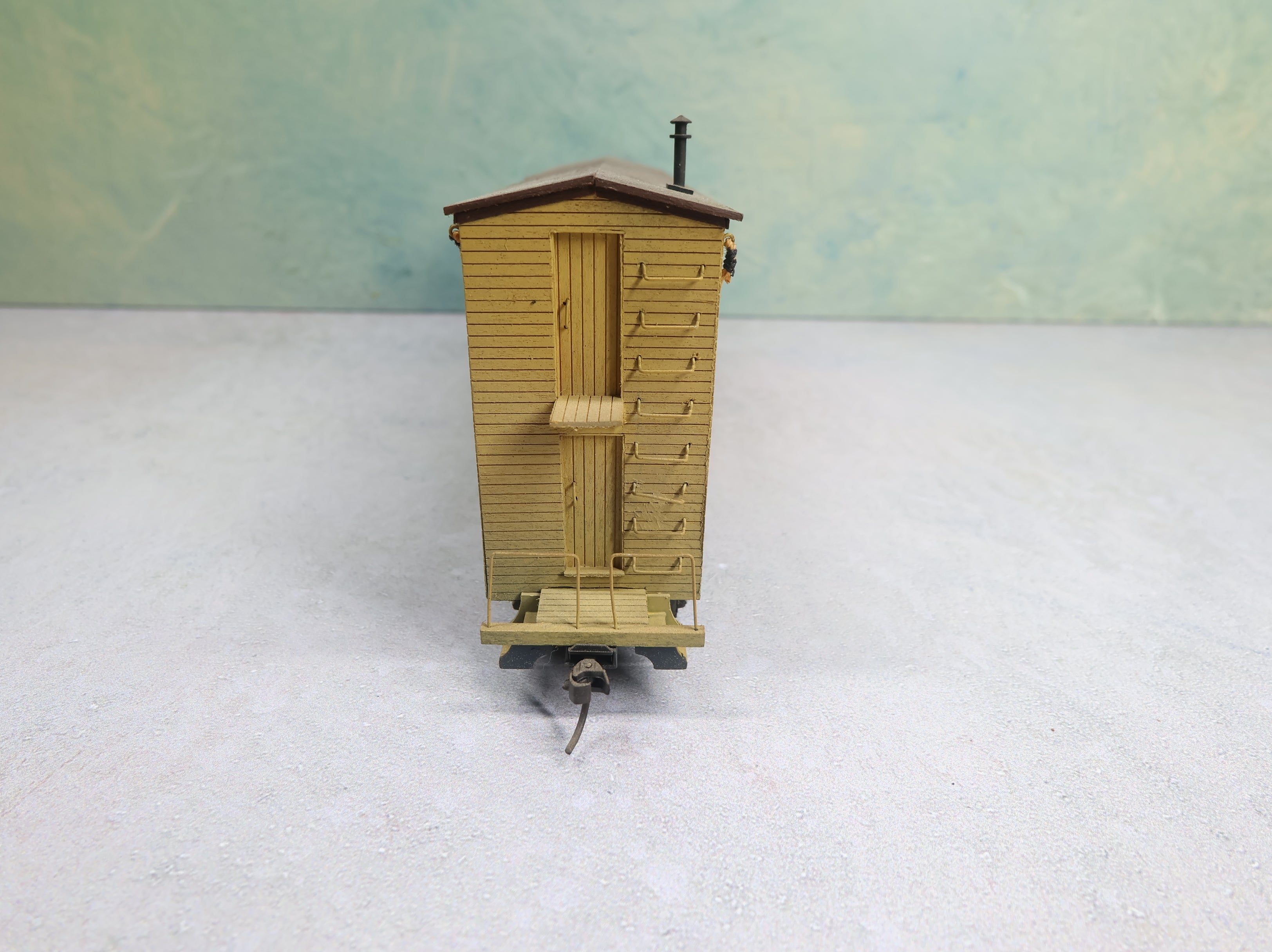 USED Ambroid HO Scale 60' Triple Decker Dormitory Car Brandywine Short Line #X02 Wood Built & Weathered