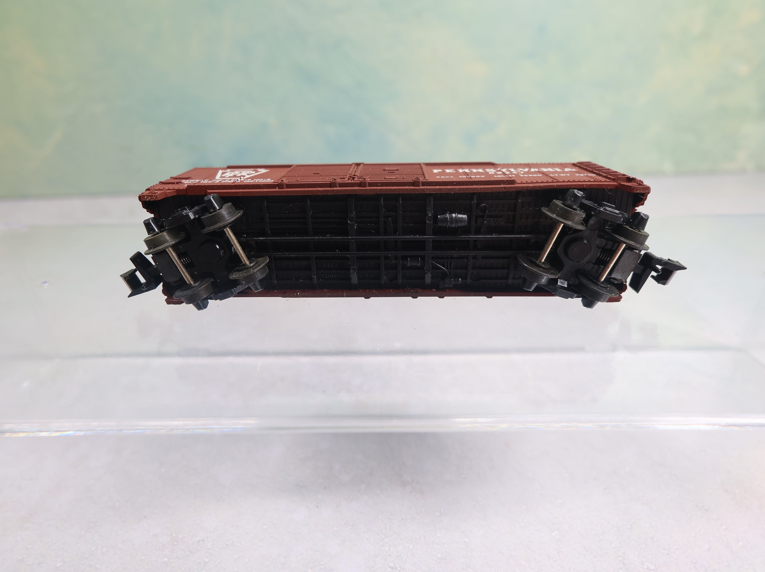 USED Atlas 2286 N Scale 40' DD Machinery Box Car Pennsylvania #83247