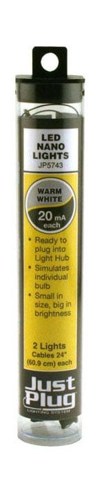 Woodland Scenics JP5743 Multi Scale, Just Plug Warm White LED Nano Lights