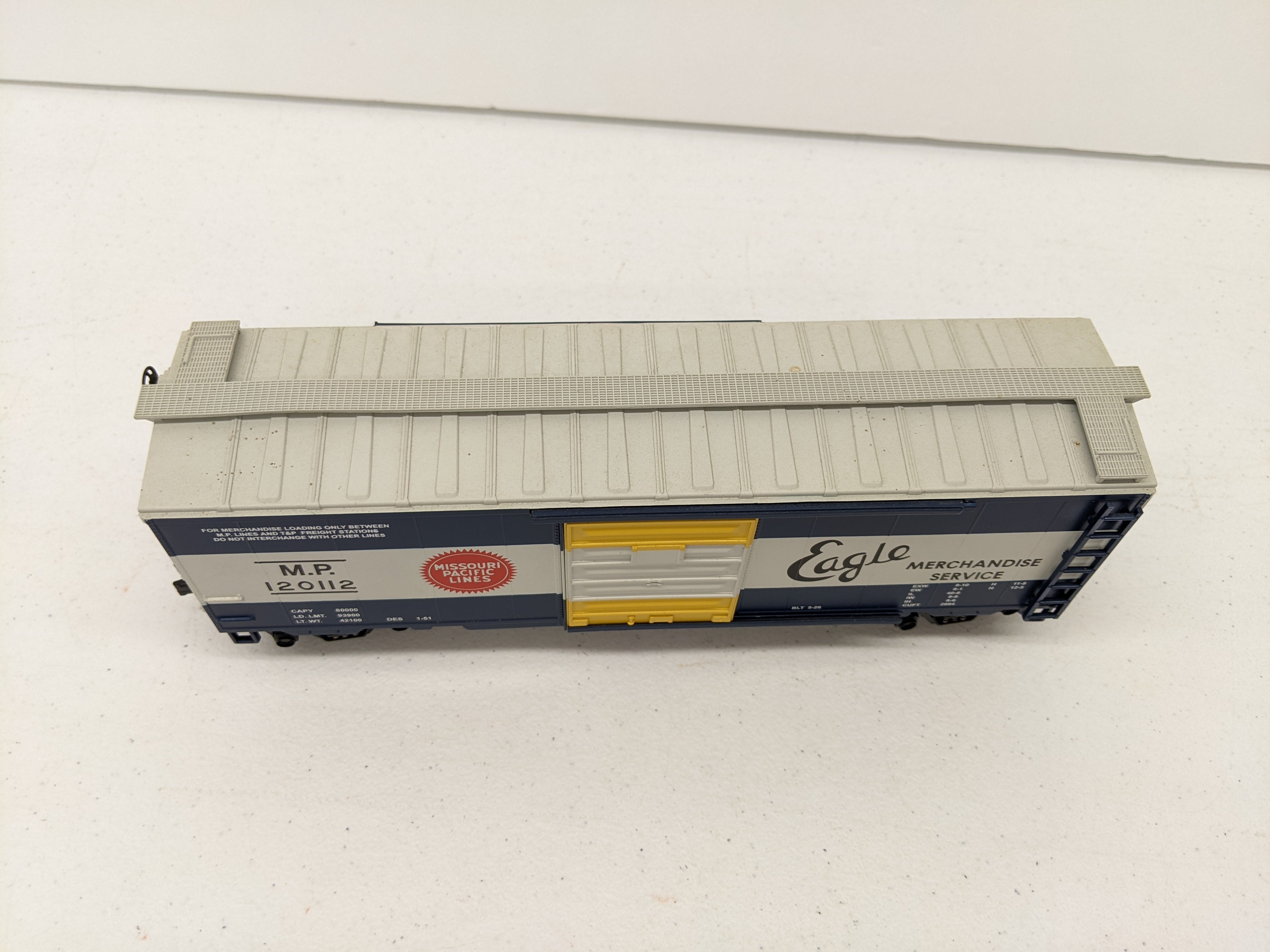 USED MTH Premier 20-93008 O Scale, Box Car, Missouri Pacific MP #120112