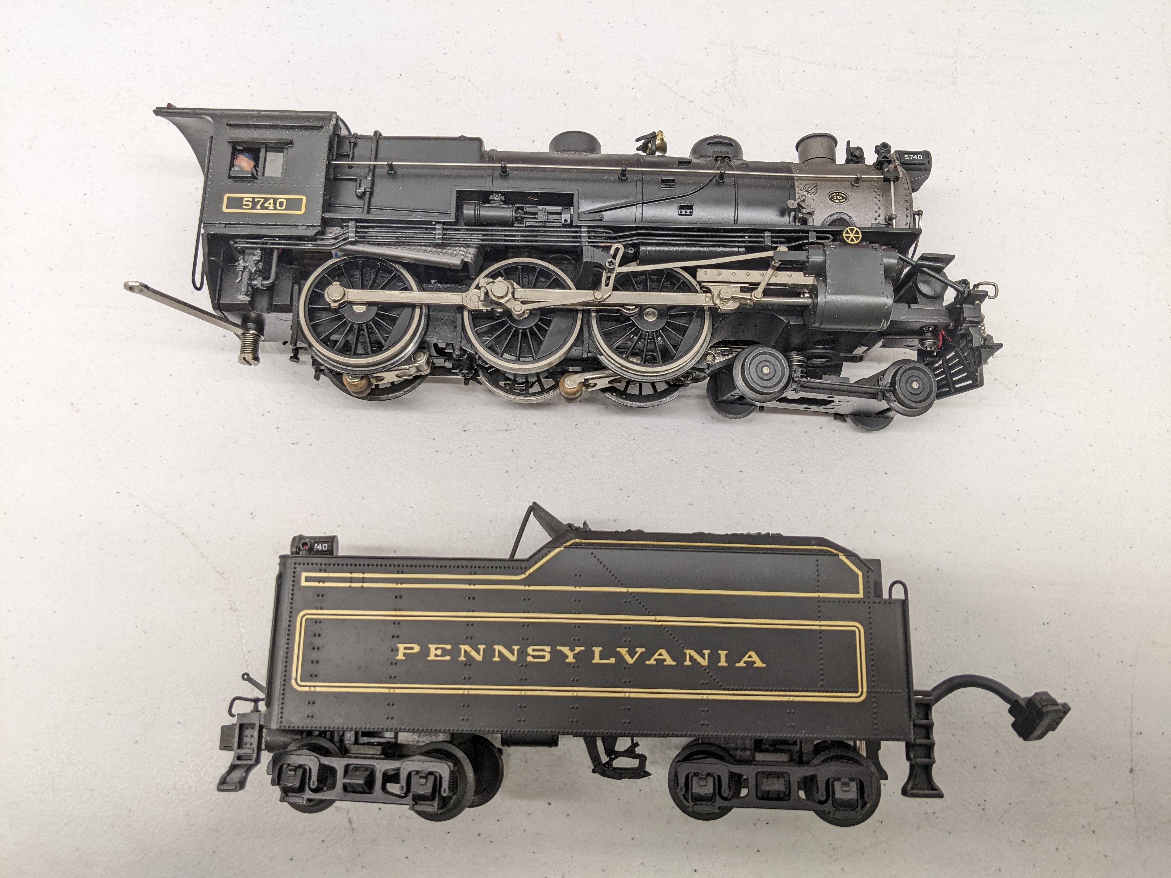 USED MTH Premier 20-3031-1 O Scale, 4-6-0 G5 Steam Engine, Pennsylvania #5740 (Proto-Sound 1.0)