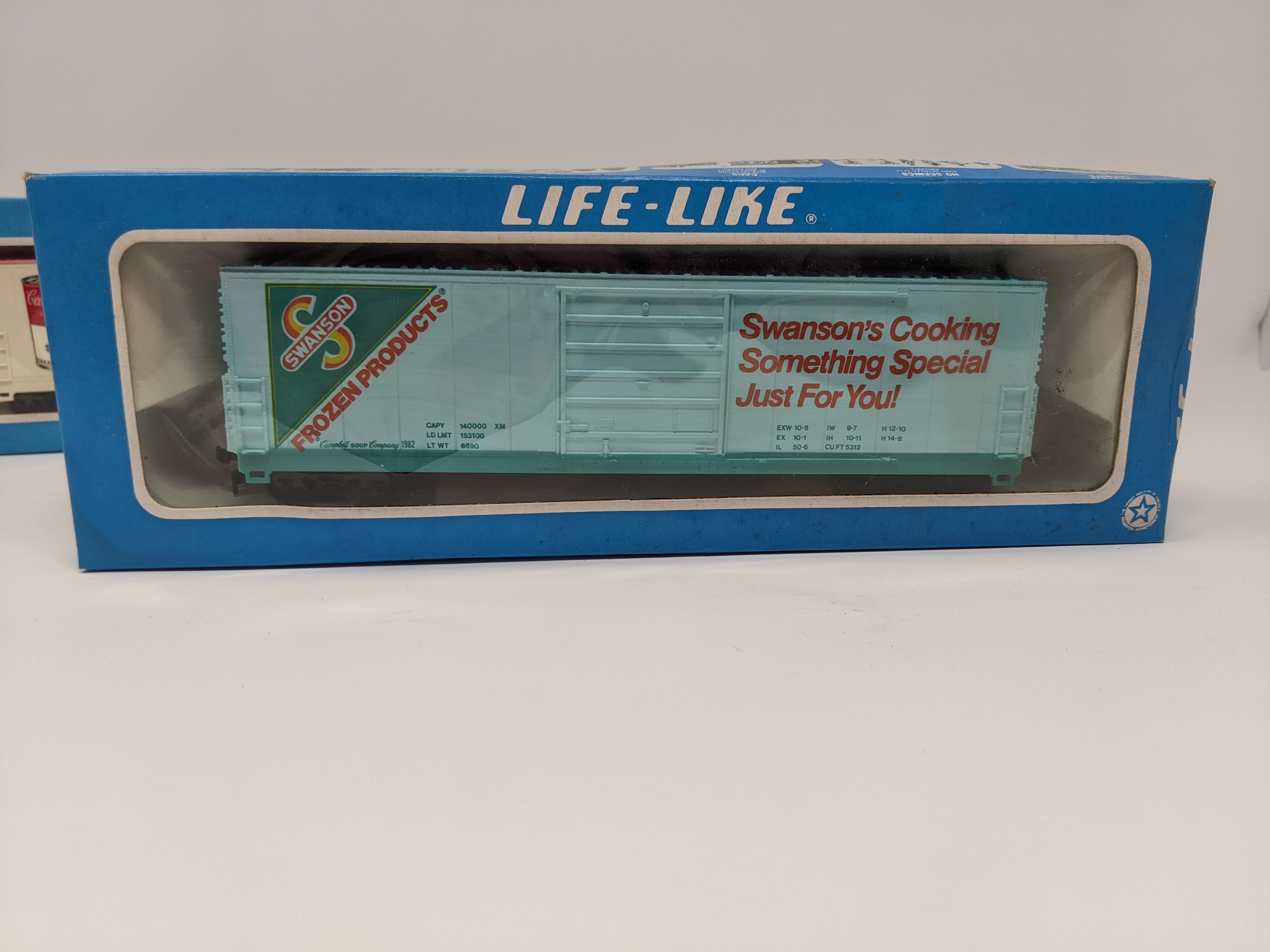 USED Life-Like HO Scale, Campbell's Soup Train Set 1982