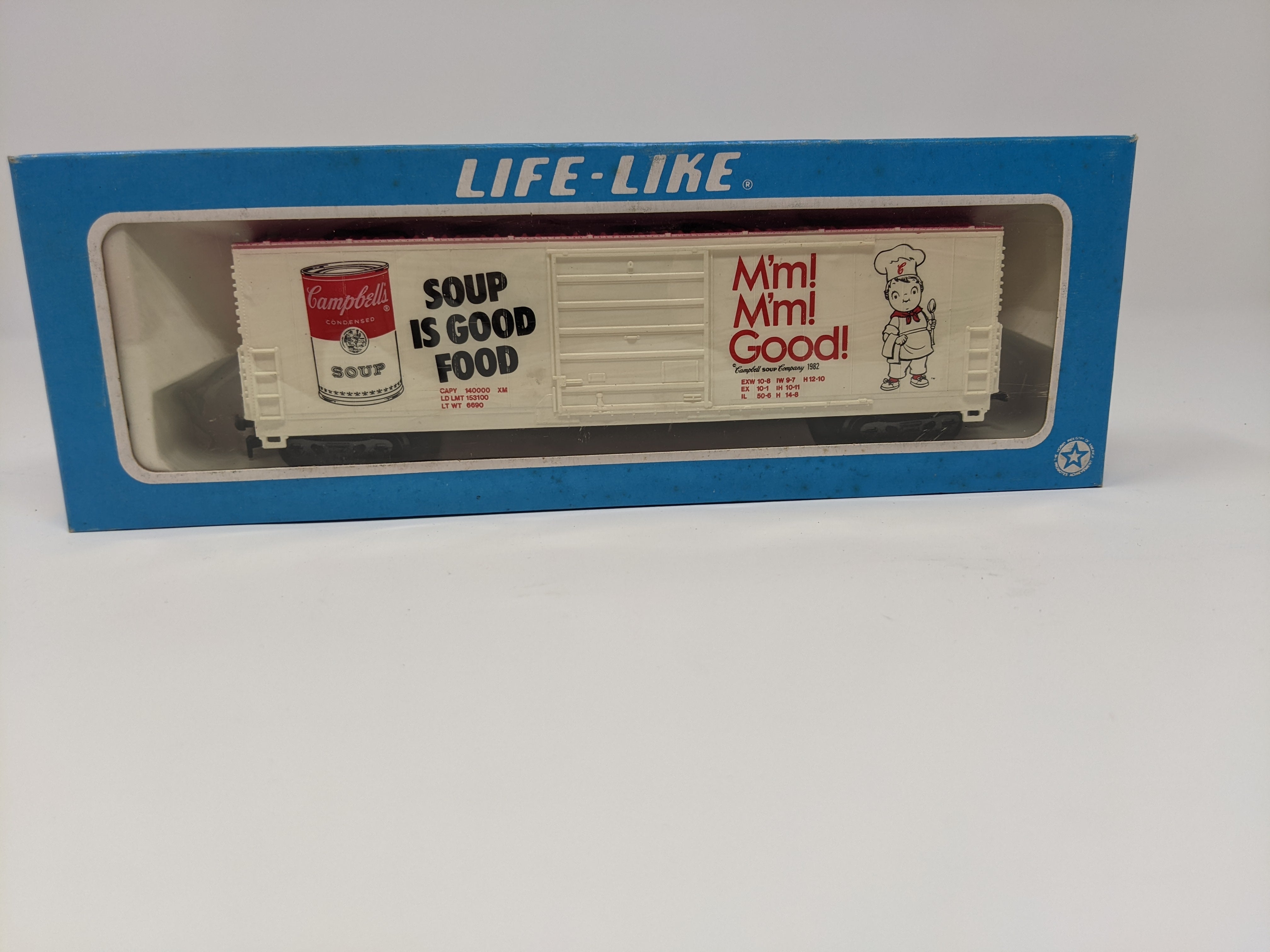 USED Life-Like HO Scale, Campbell's Soup Train Set 1982