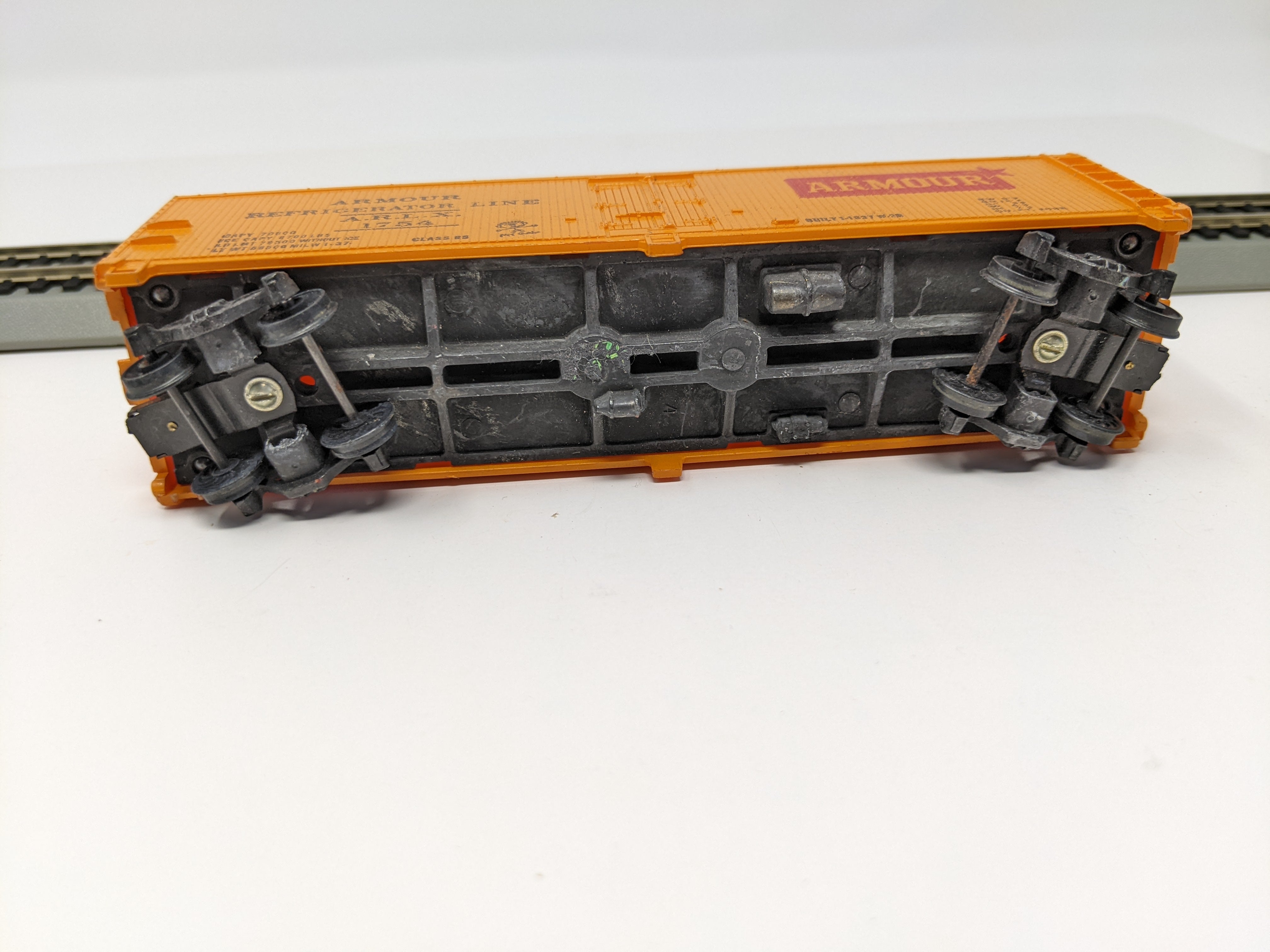 USED Mantua HO Scale, Refrigerator Box Car, Armour Refrigerator Line ARLX #1754, Read Description