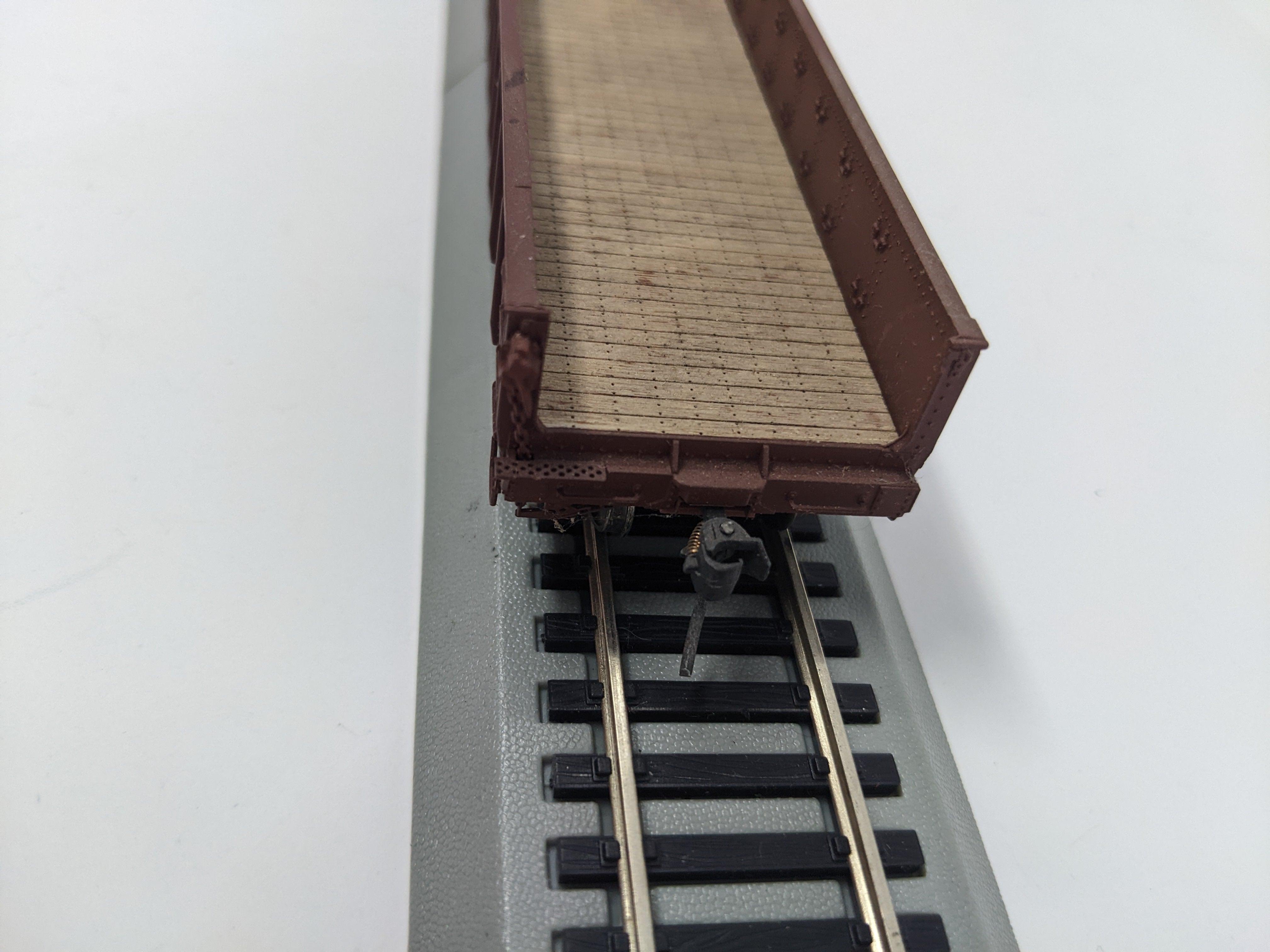 USED Life-Like HO Scale, 52'6'' Drop End Mill Gondola P&LE #40331, Read Description