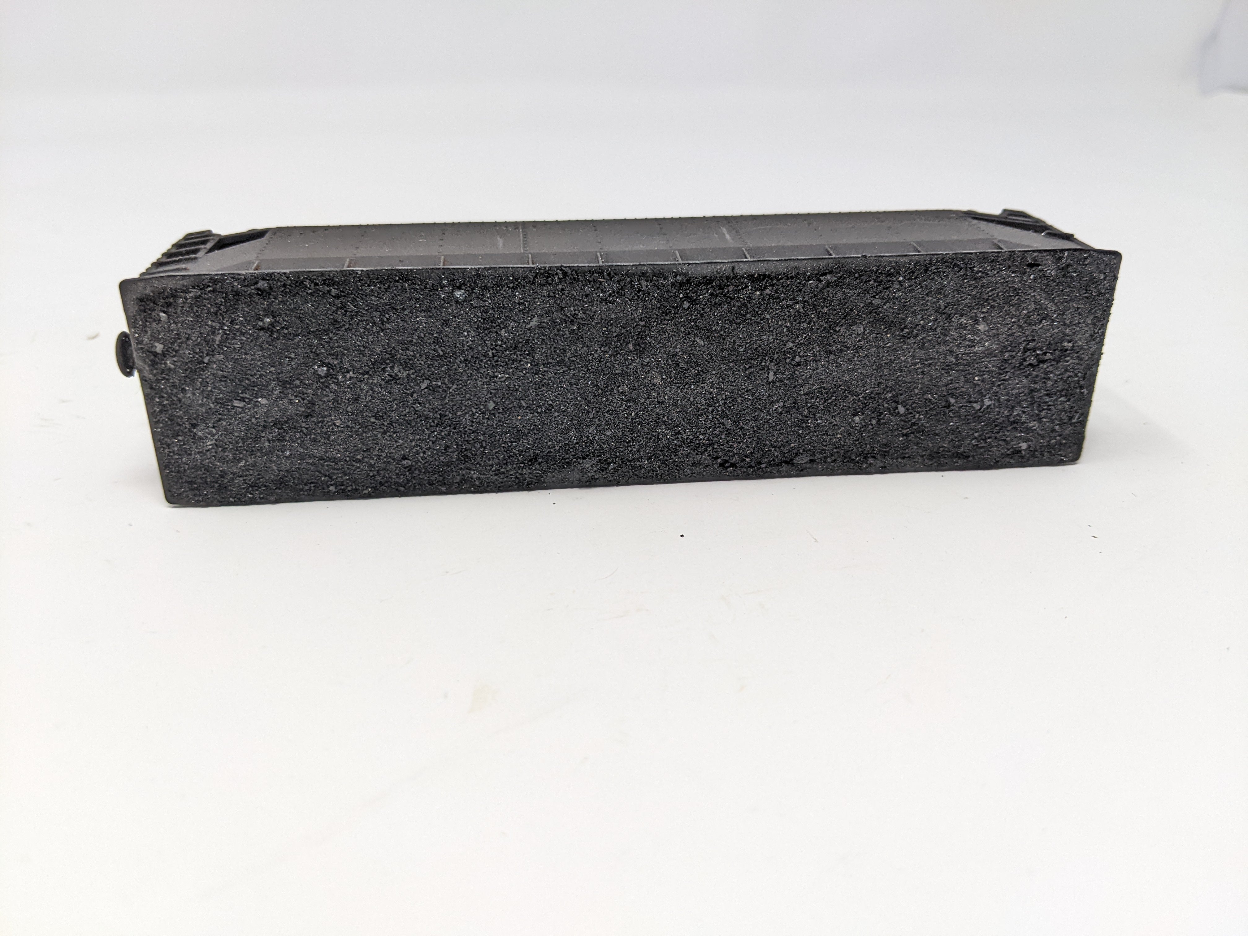 USED HO Scale, 3 Bay Hopper with Real Coal Load Weathered, Undecorated