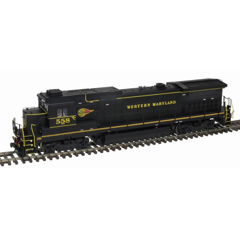 Atlas Master 10004330 HO Scale Dash 8-40B Western Maryland Scenic Railroad #558 Gold ESU LokSound 5